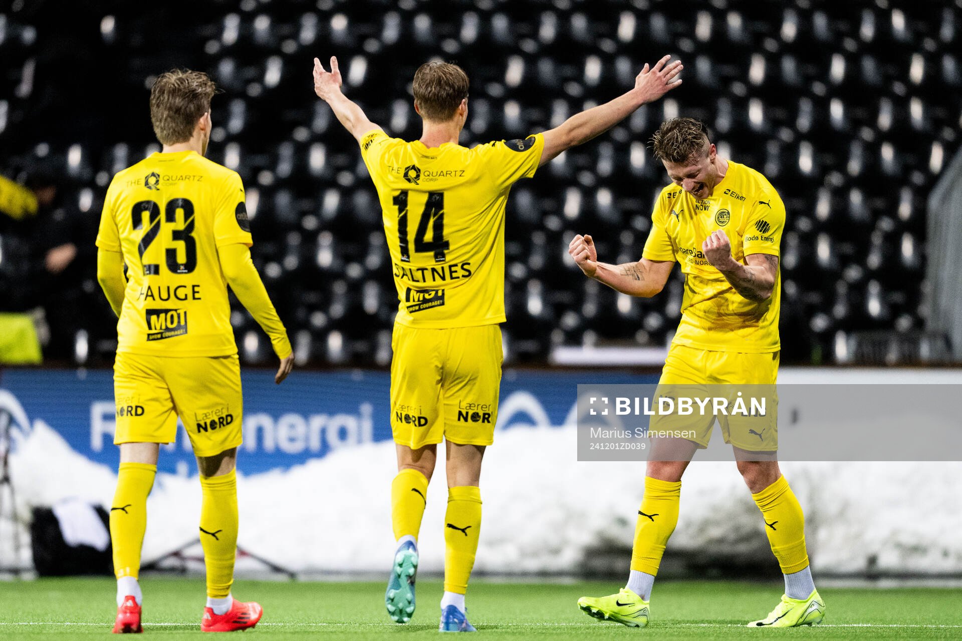 Kasper Høgh of Bodø/Glimt celebrates