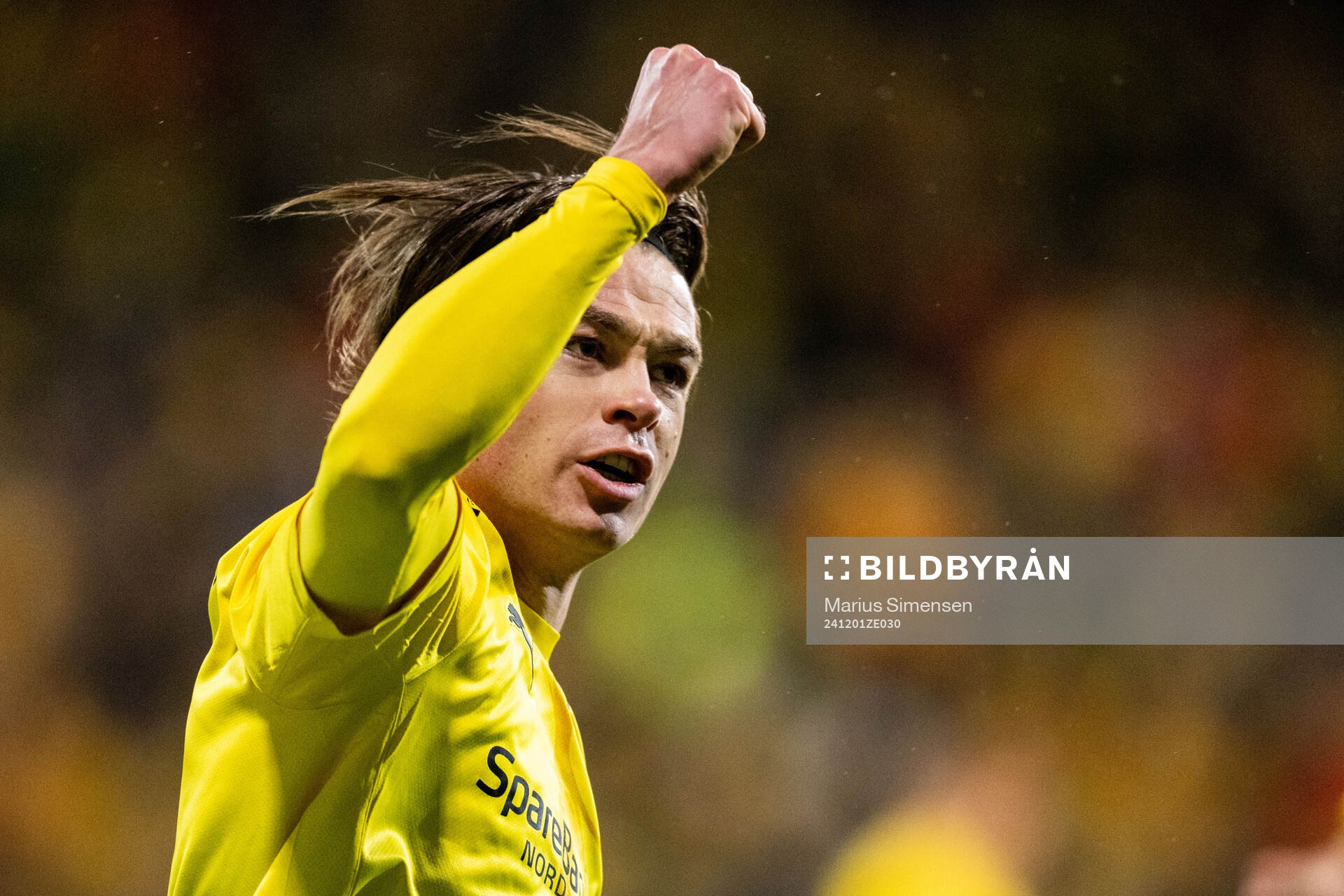 Patrick Berg of Bodø/Glimt celebrates