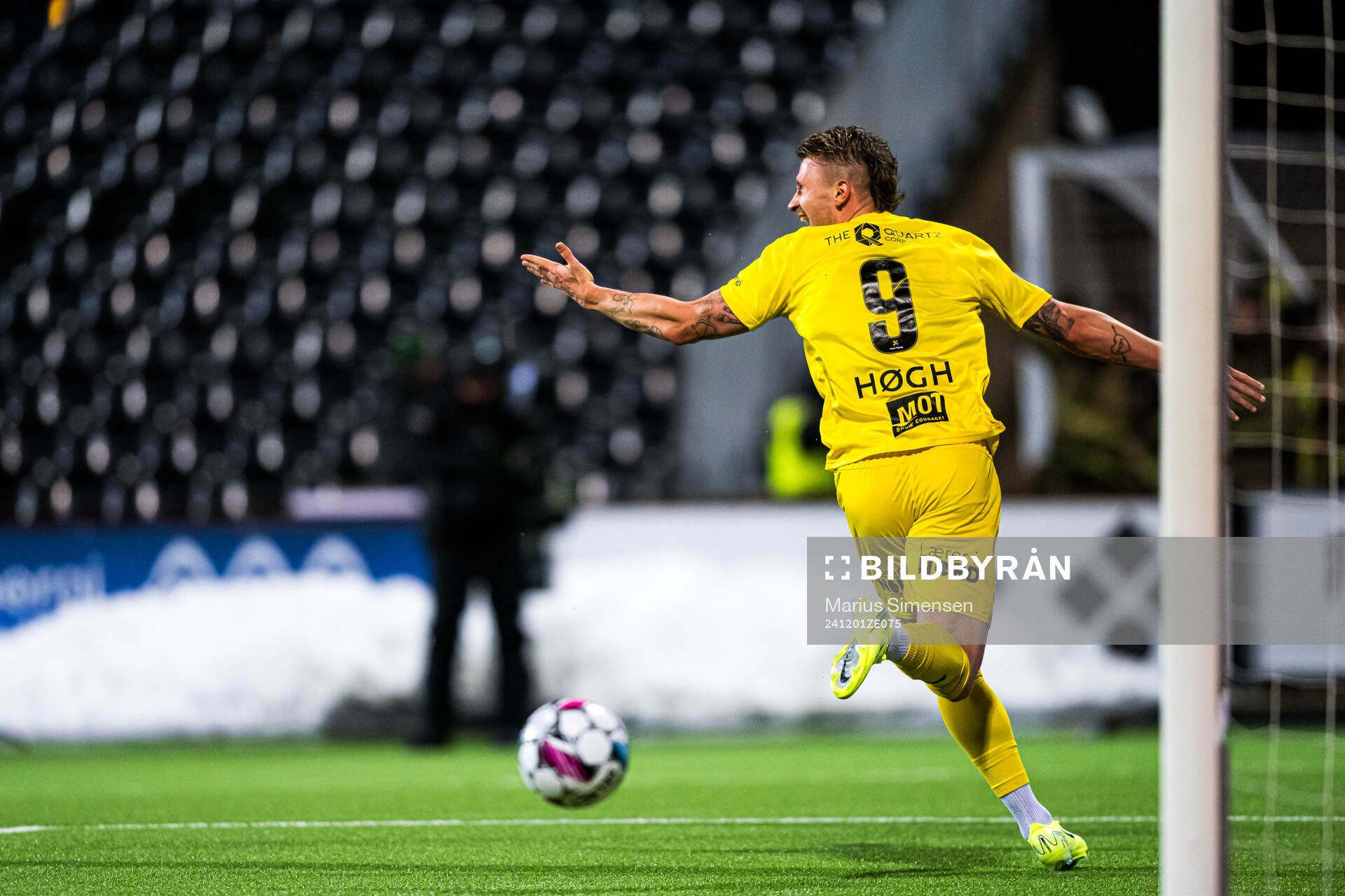 Kasper Høgh of Bodø/Glimt celebrates
