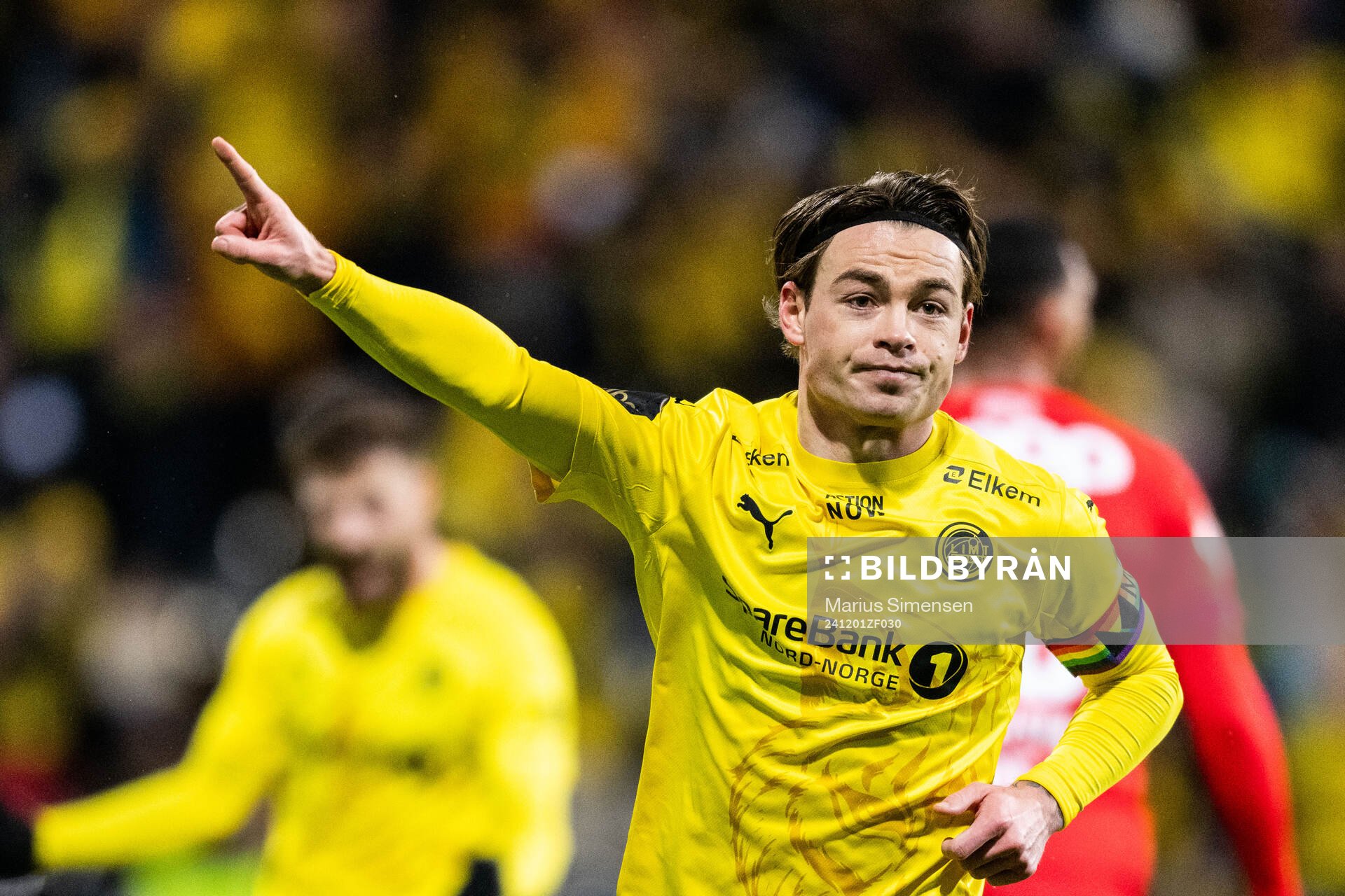 Patrick Berg of Bodø/Glimt celebrates