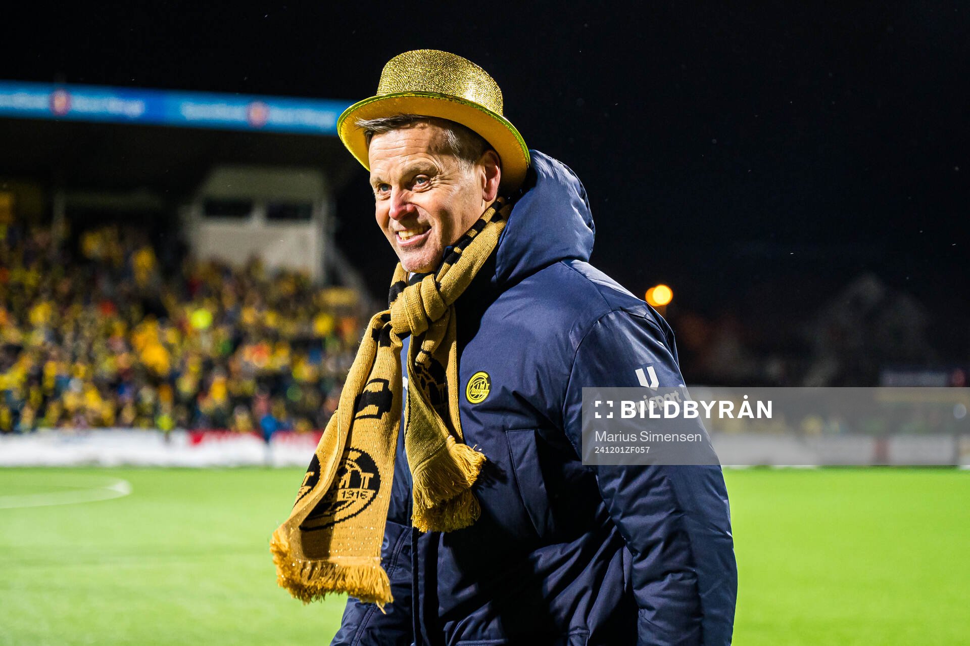 Kjetil Knutsen, head coach of Bodø/Glimt, celebrates