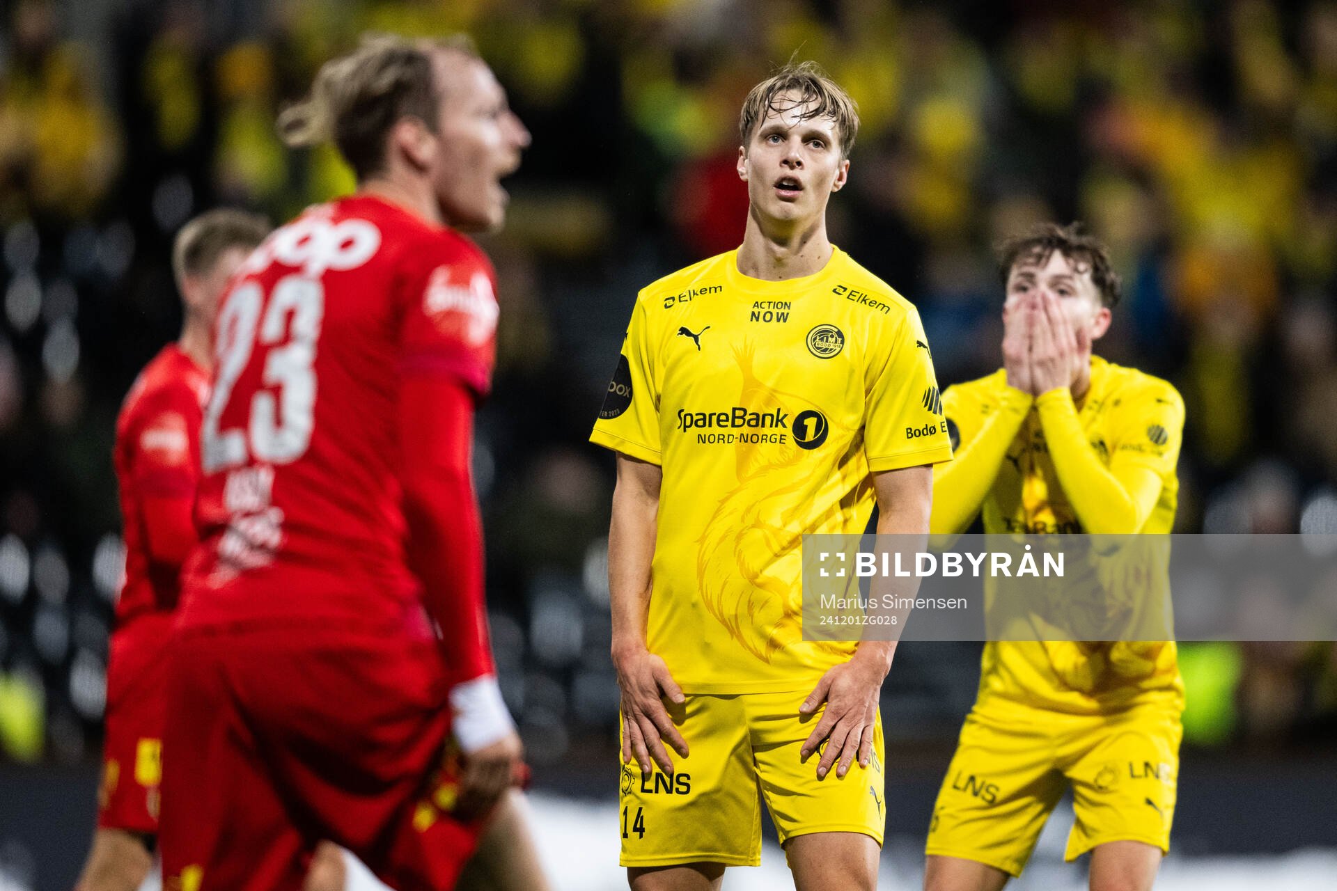 Ulrik Saltnes of Bodø/Glimt looks dejected