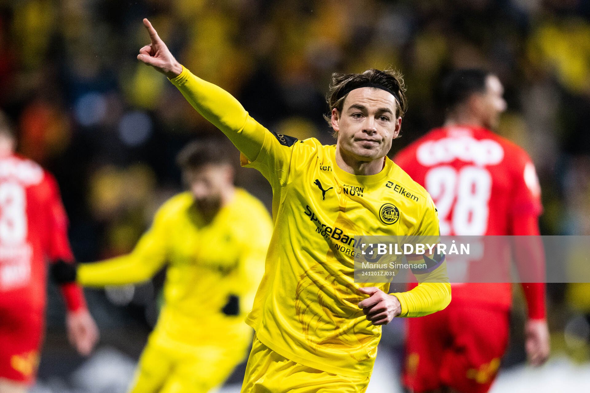 Patrick Berg of Bodø/Glimt celebrates