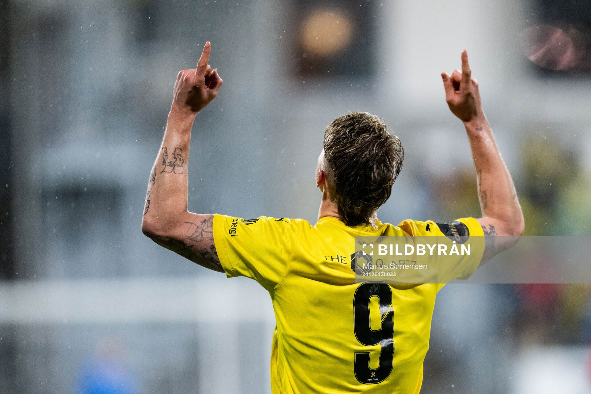Kasper Høgh of Bodø/Glimt celebrates