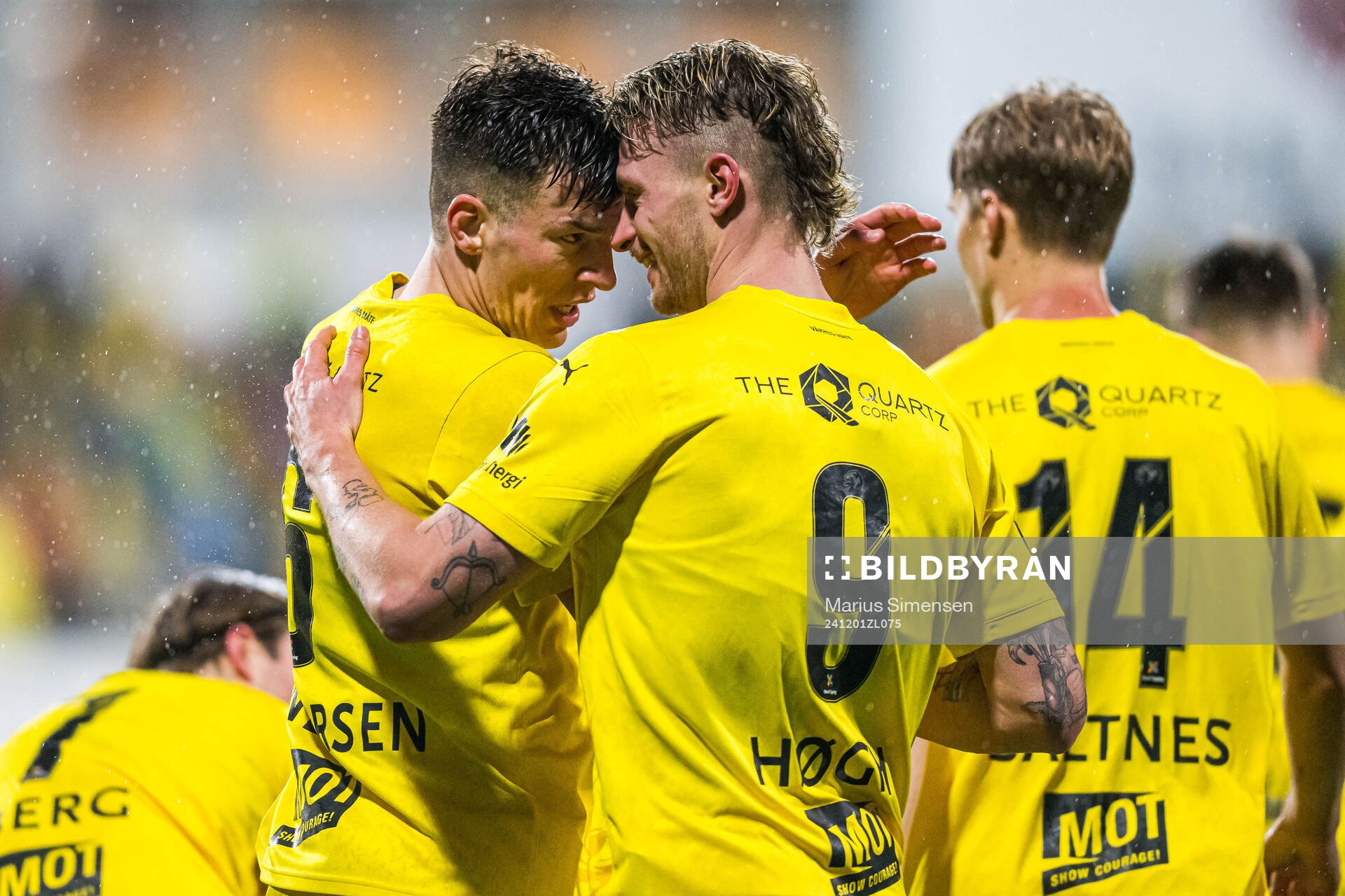 Kasper Høgh of Bodø/Glimt celebrates
