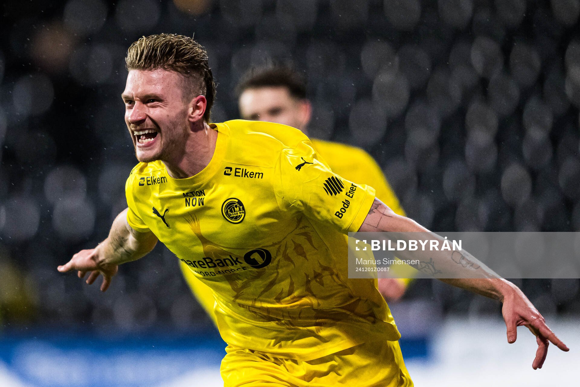 Kasper Høgh of Bodø/Glimt celebrates