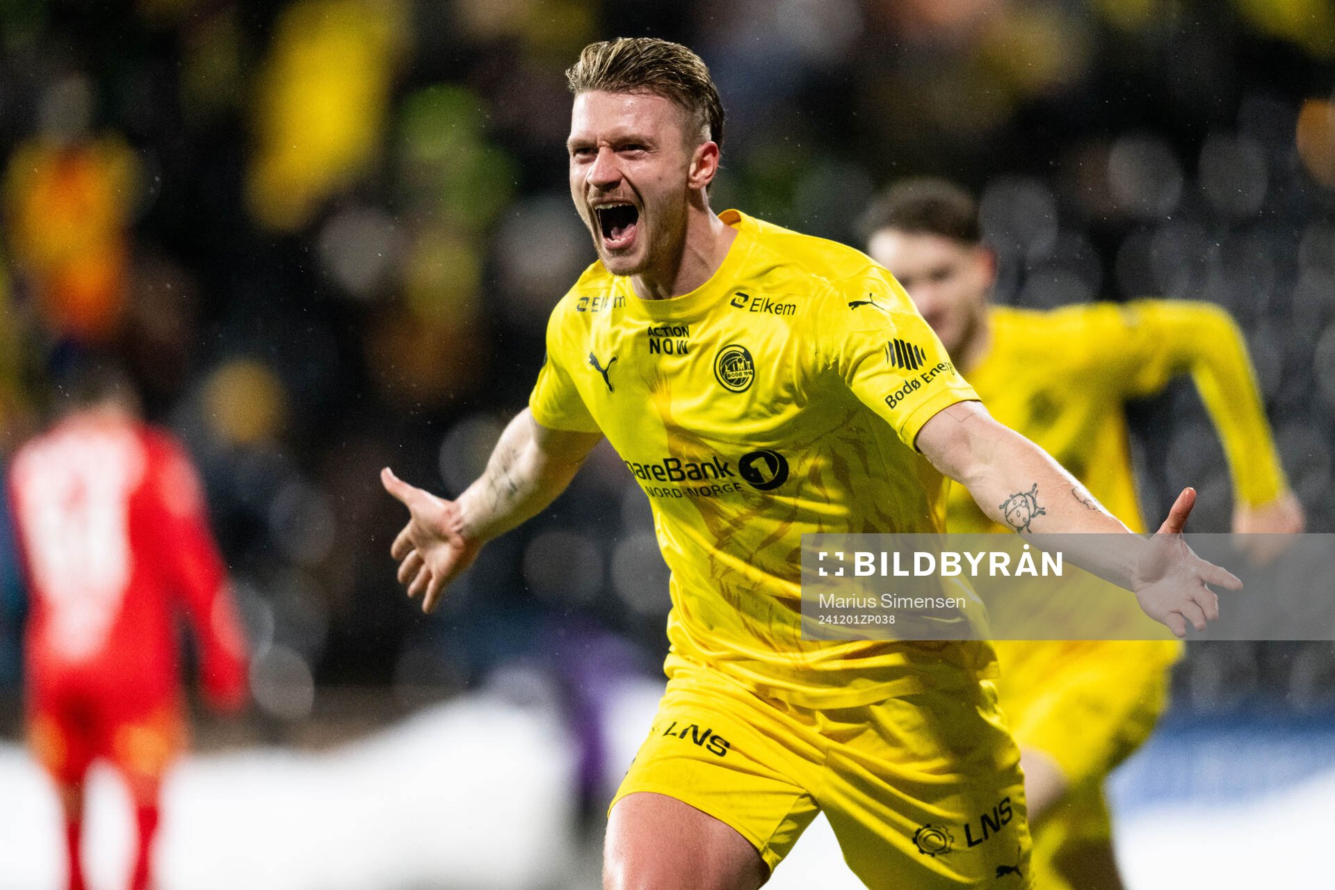 Kasper Høgh of Bodø/Glimt celebrates