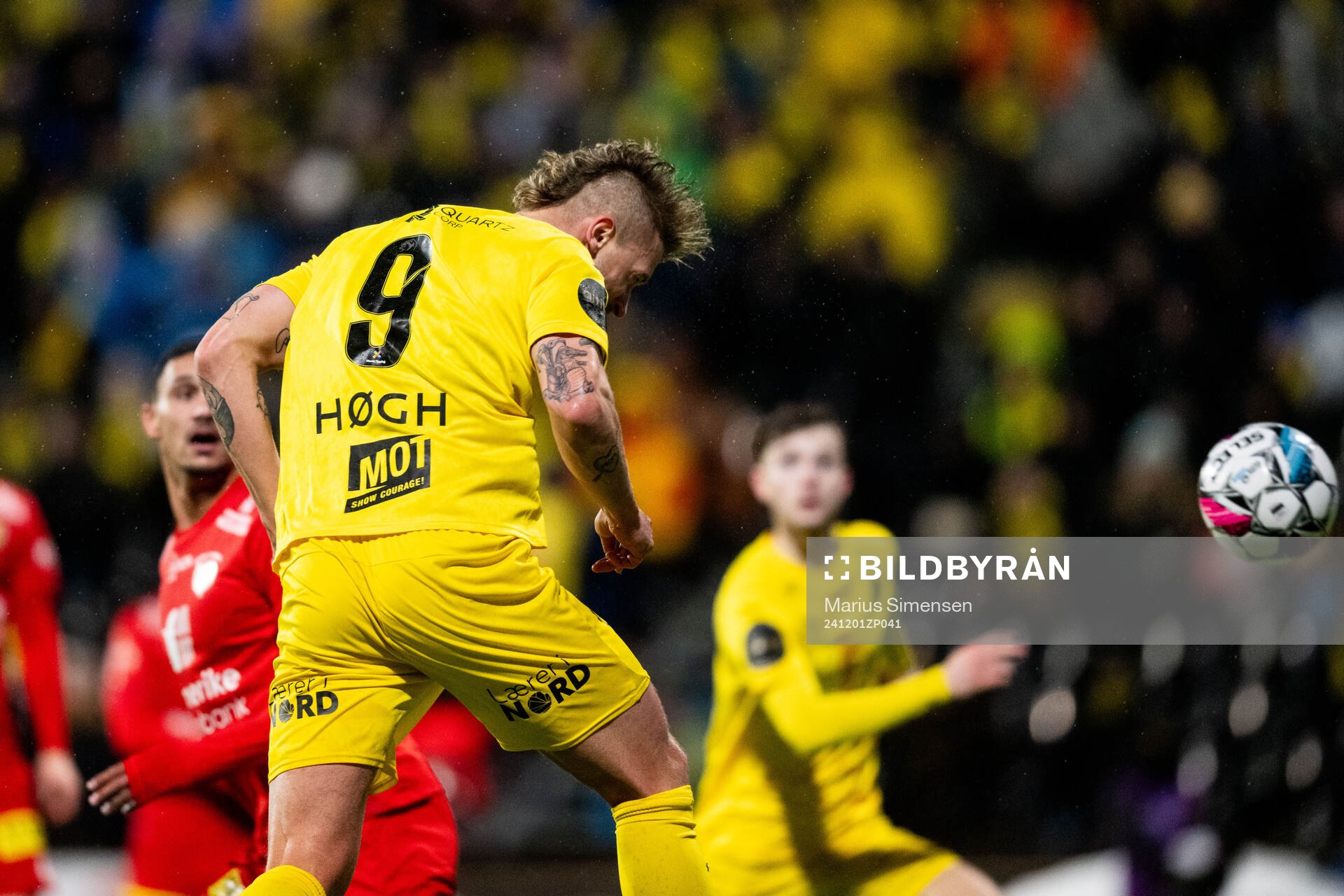 Kasper Høgh of Bodø/Glimt scores