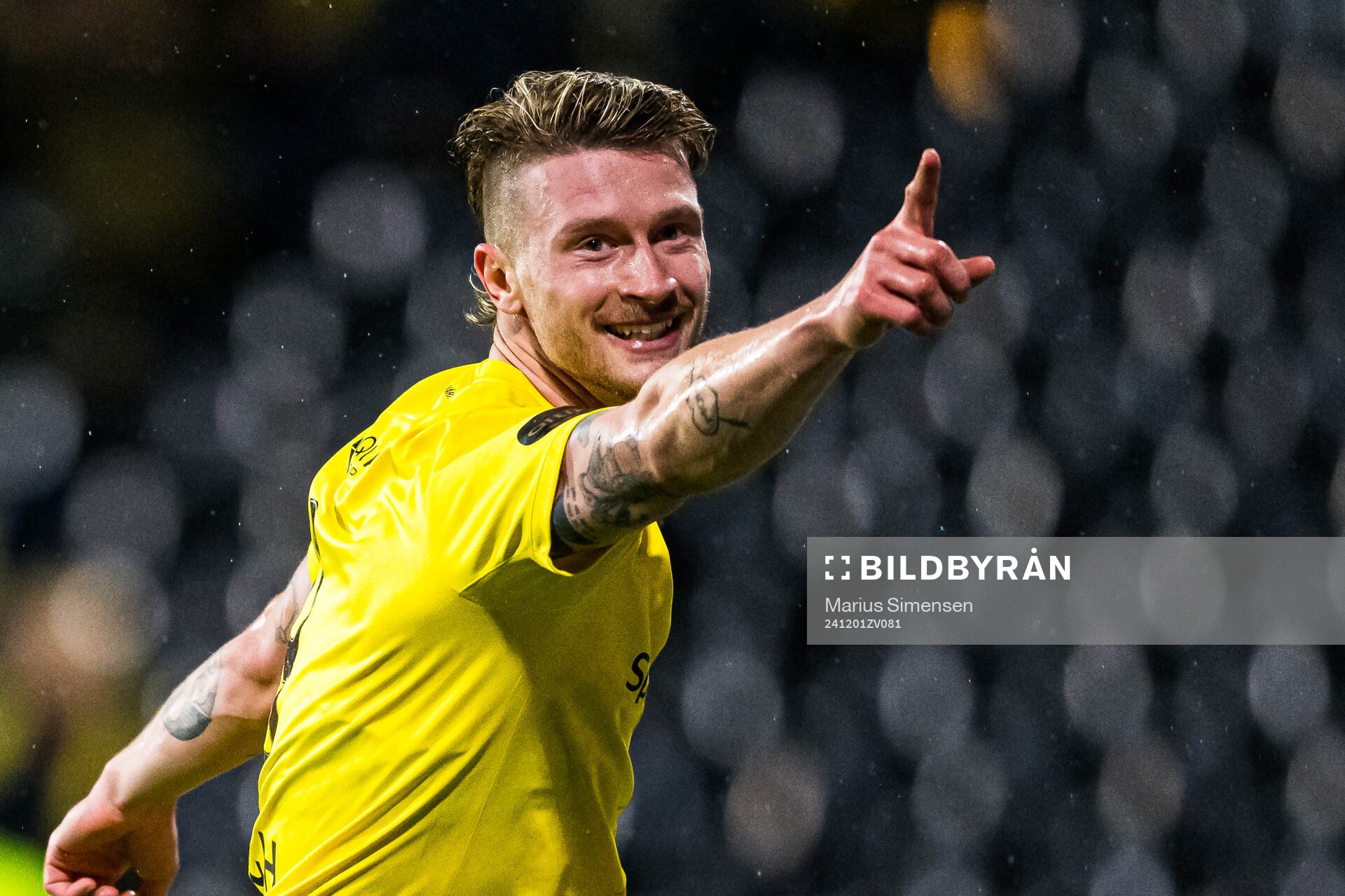 Kasper Høgh of Bodø/Glimt celebrates