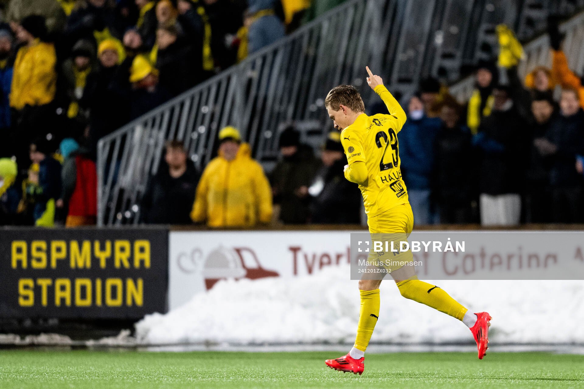 Jens Petter Hauge of Bodø/Glimt celebrates