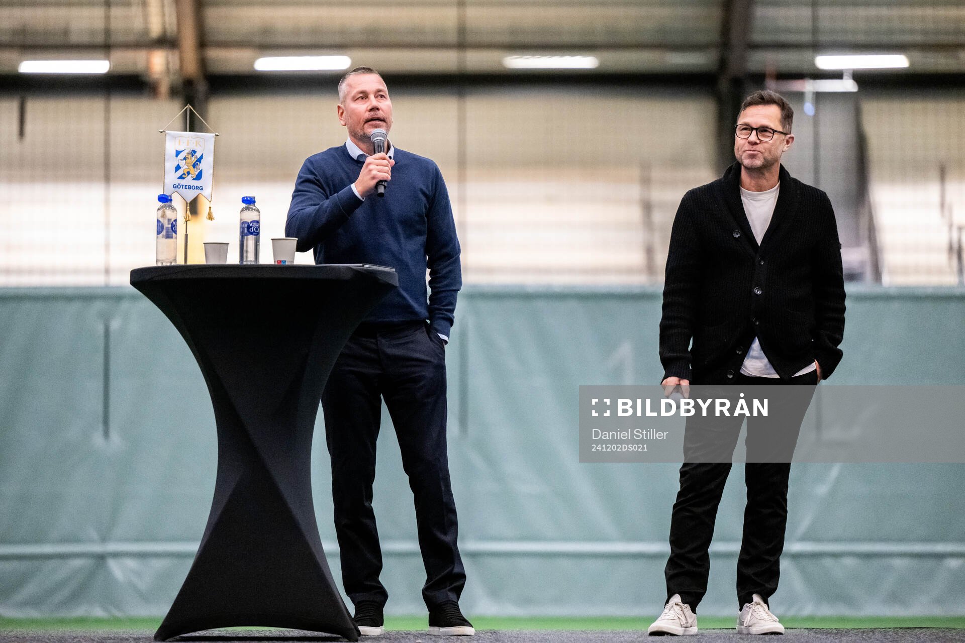Tränare dam Marcus Lantz och sportchef dam Peter Svanström