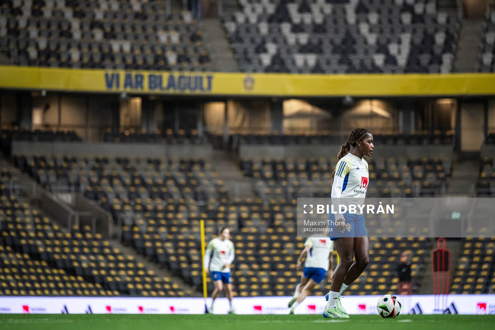 Evelyn Ijeh of the Swedish women's national football team