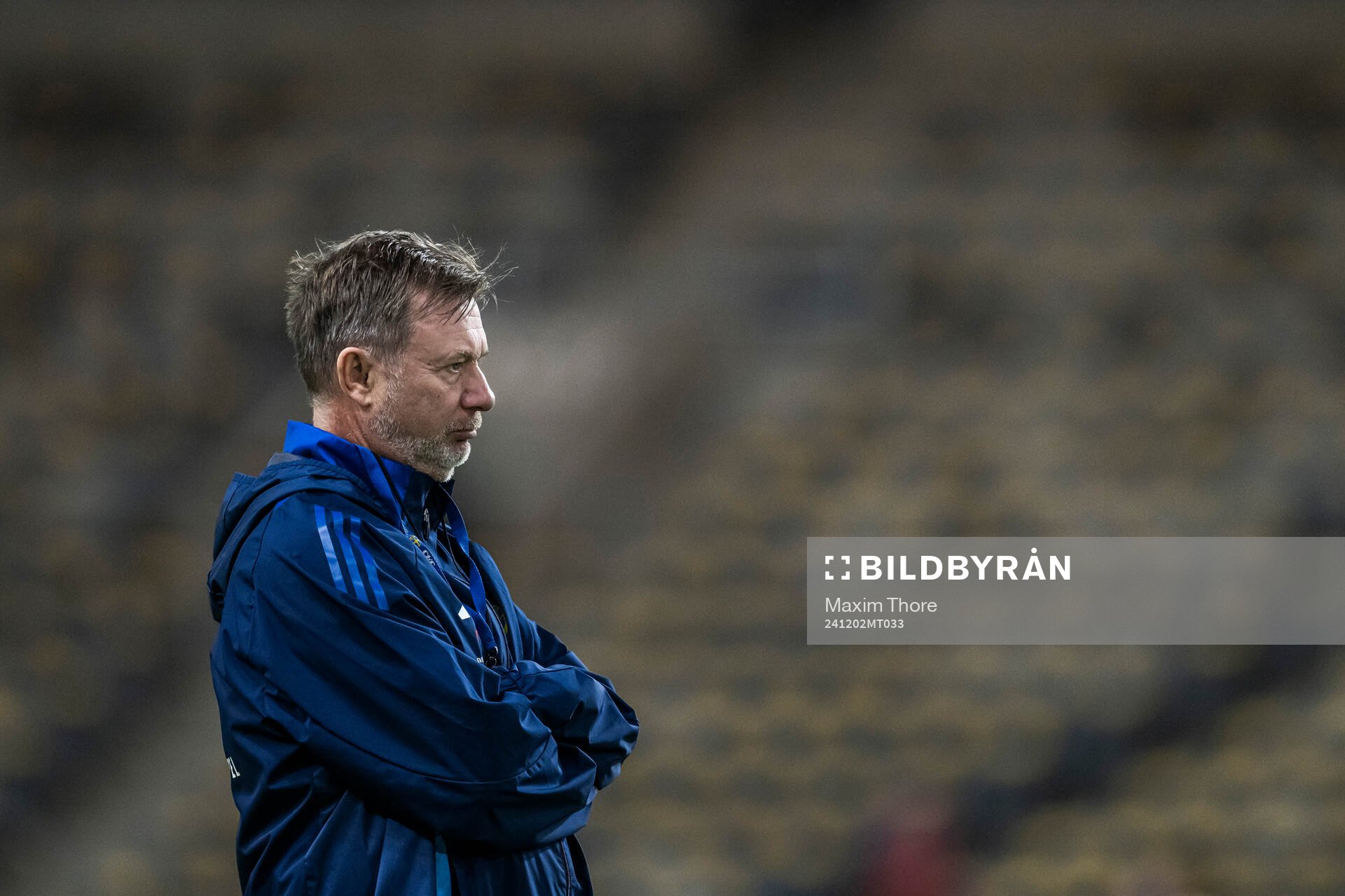 Head coach Peter Gerhardsson of the Swedish women's