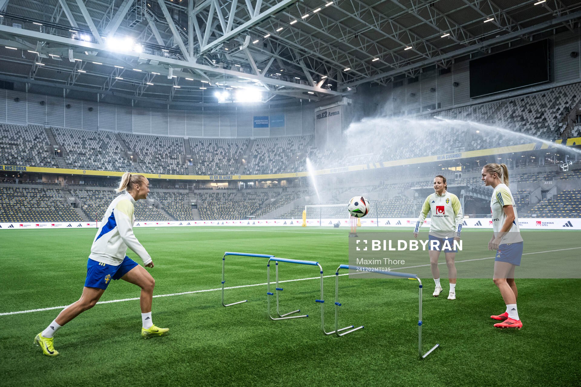 Hanna Bennison, Anna Anvegård and Hanna Lundkvist of the