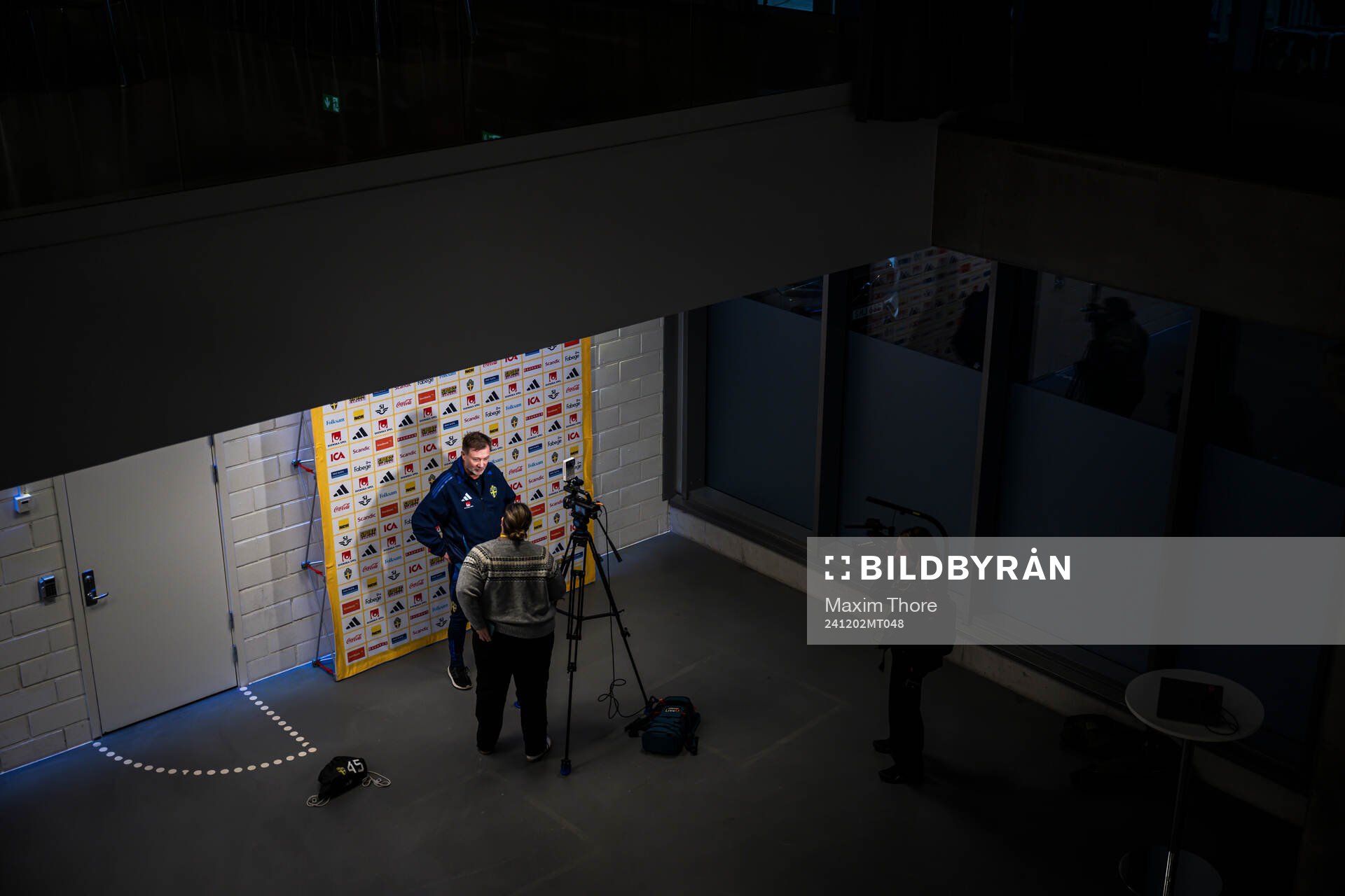 Head coach Peter Gerhardsson of the Swedish women's