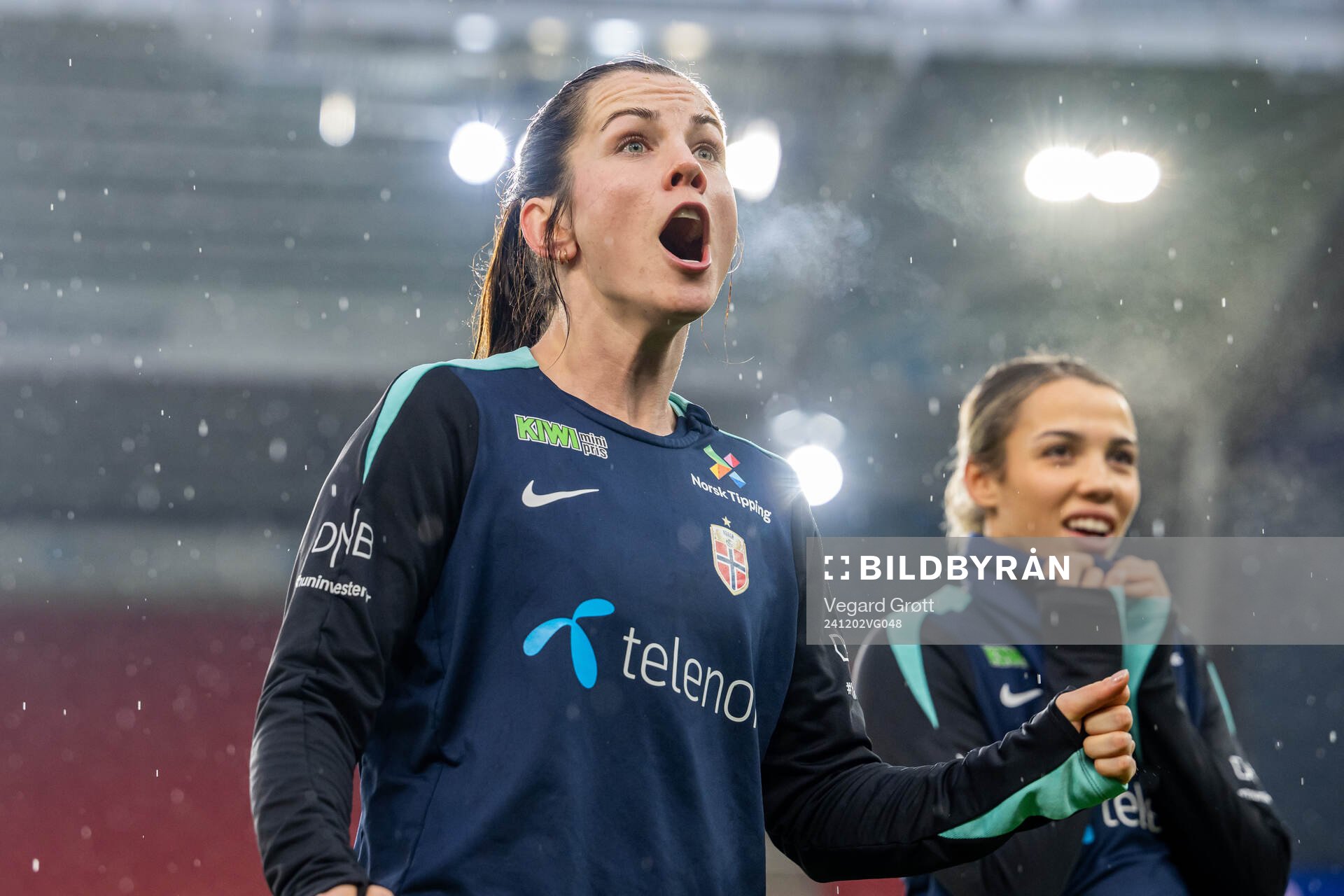 Tuva Hansen of the Norwegian women's national football team