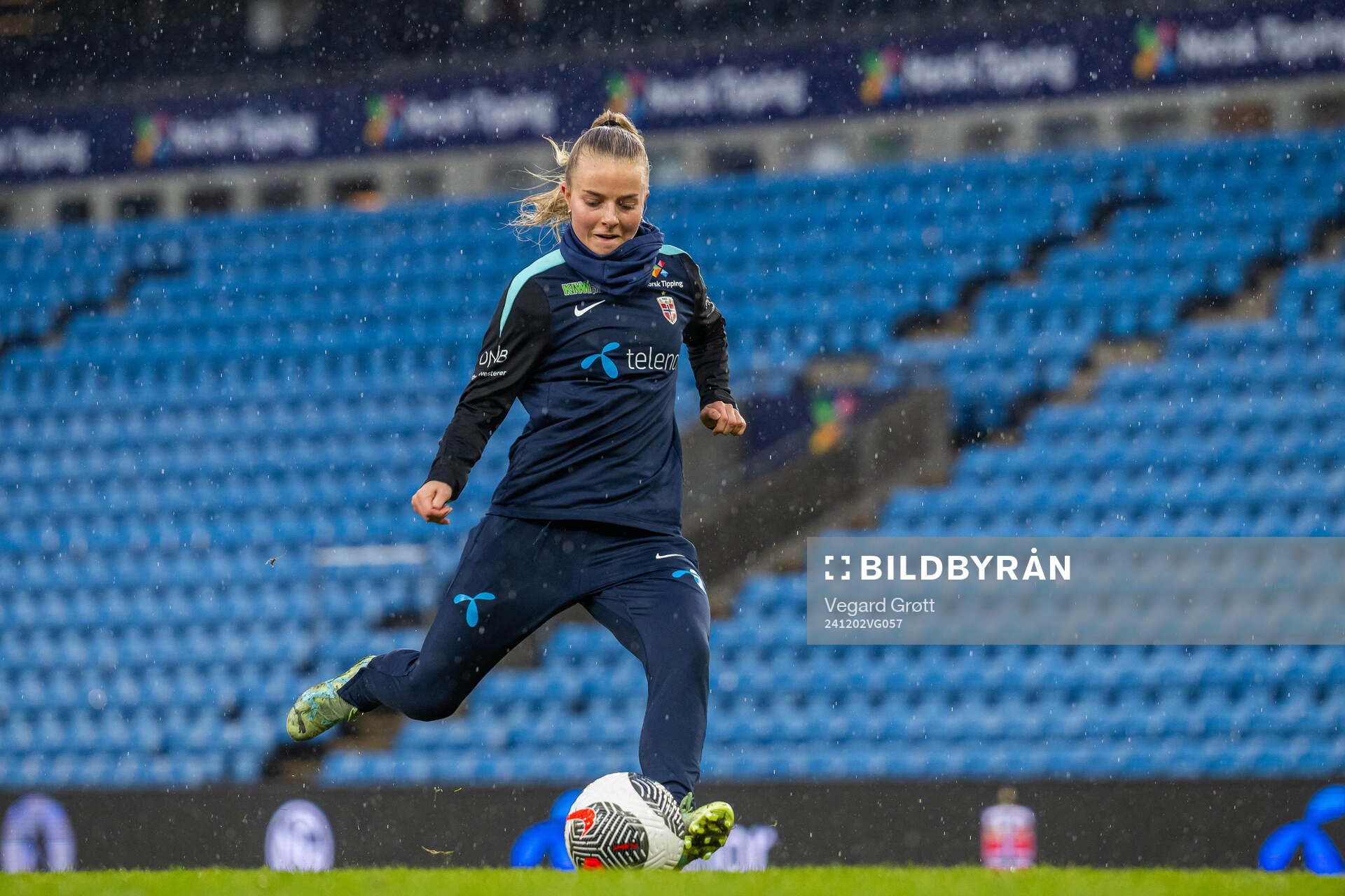 Emilie Woldvik of the Norwegian women's national football
