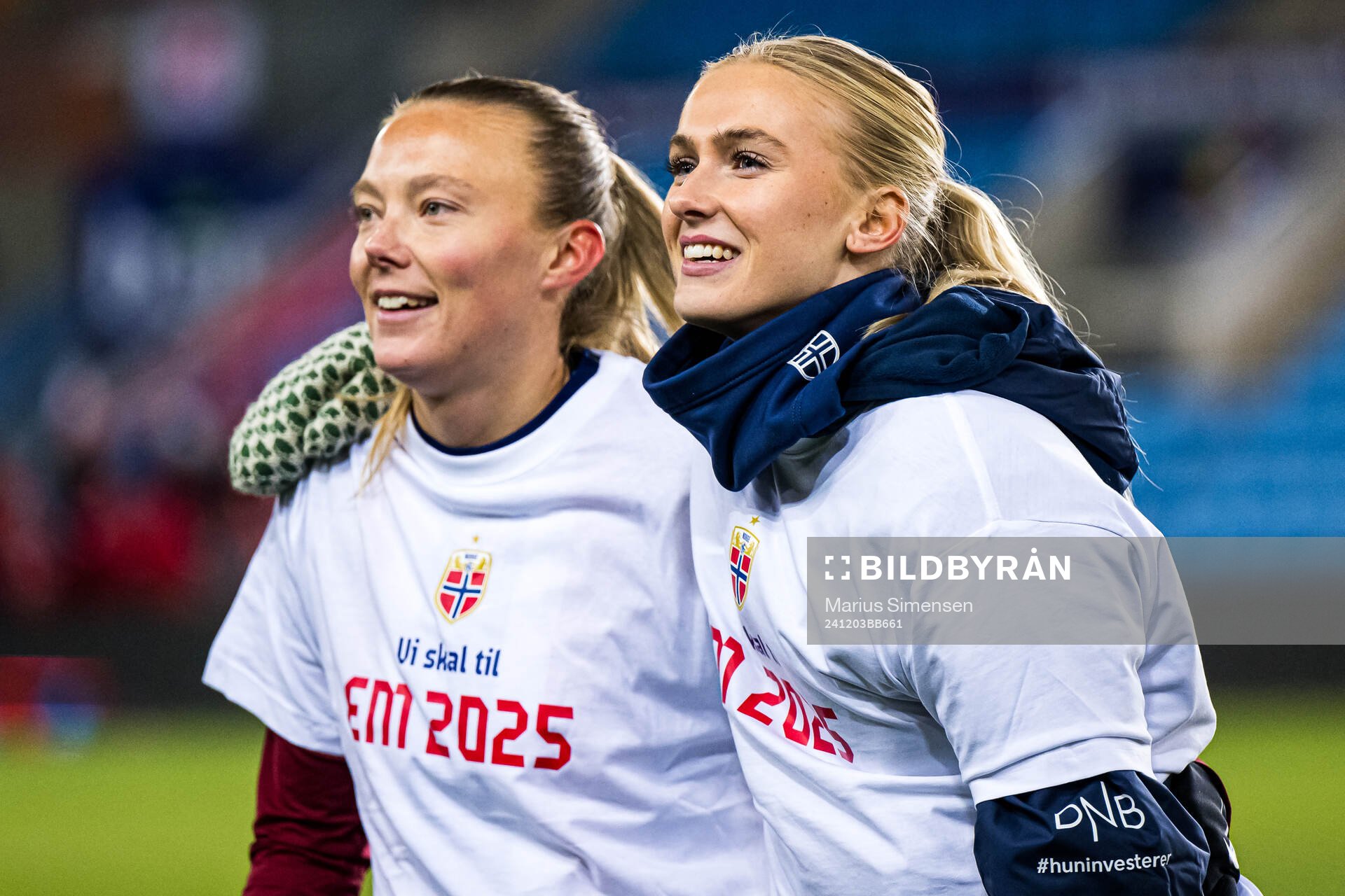 Synne Jensen and Selma Panengstuen of Norway