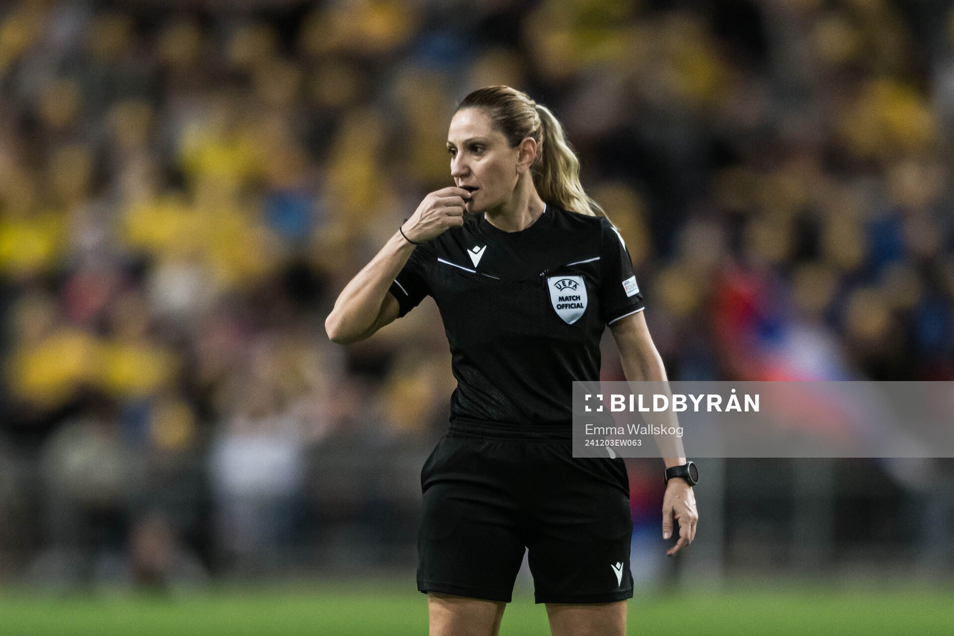Referee Eleni Antoniou