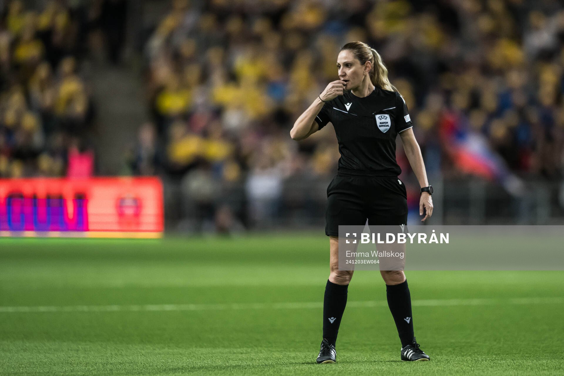 Referee Eleni Antoniou