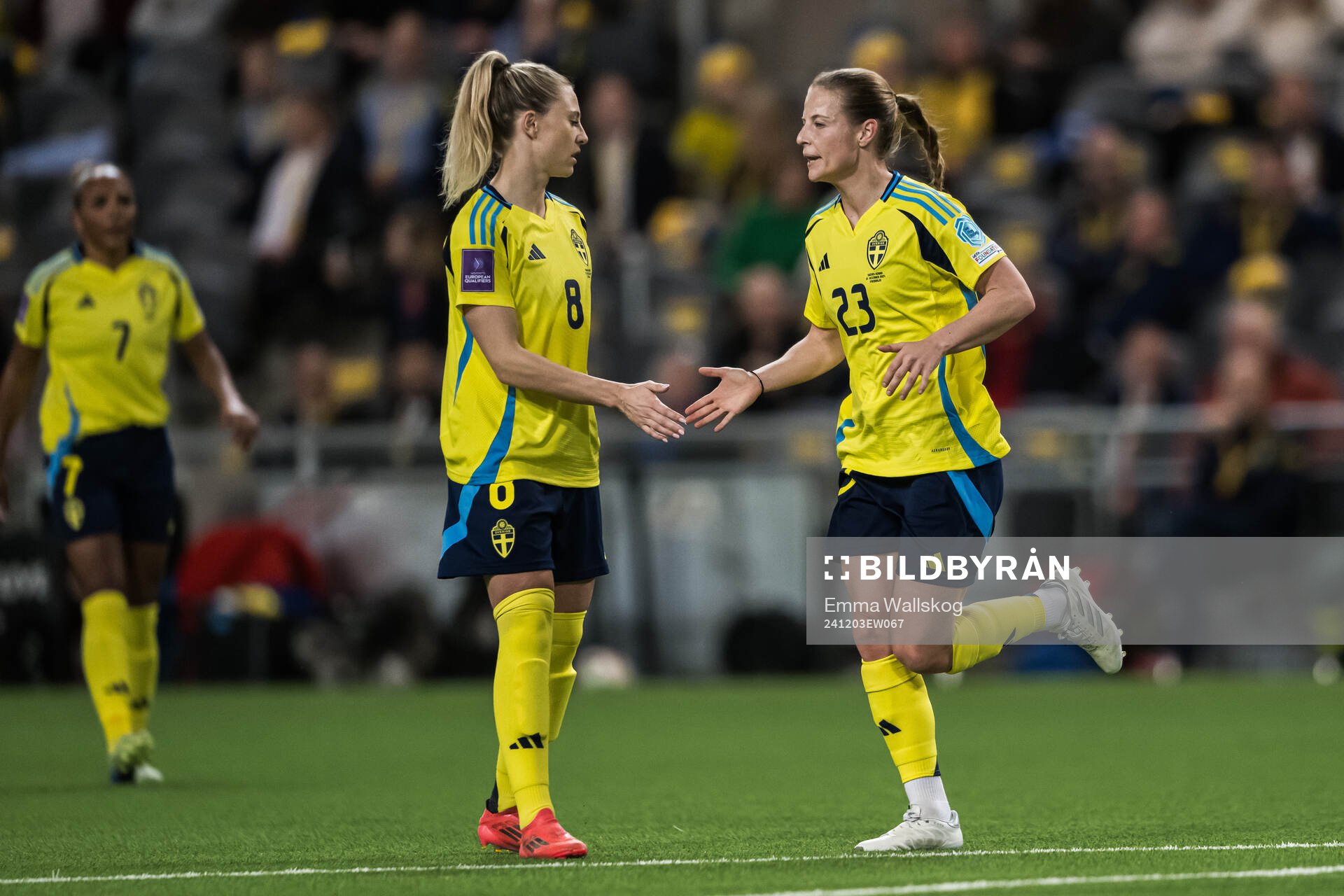 Rebecka Blomqvist and Anna Anvegård of Sweden