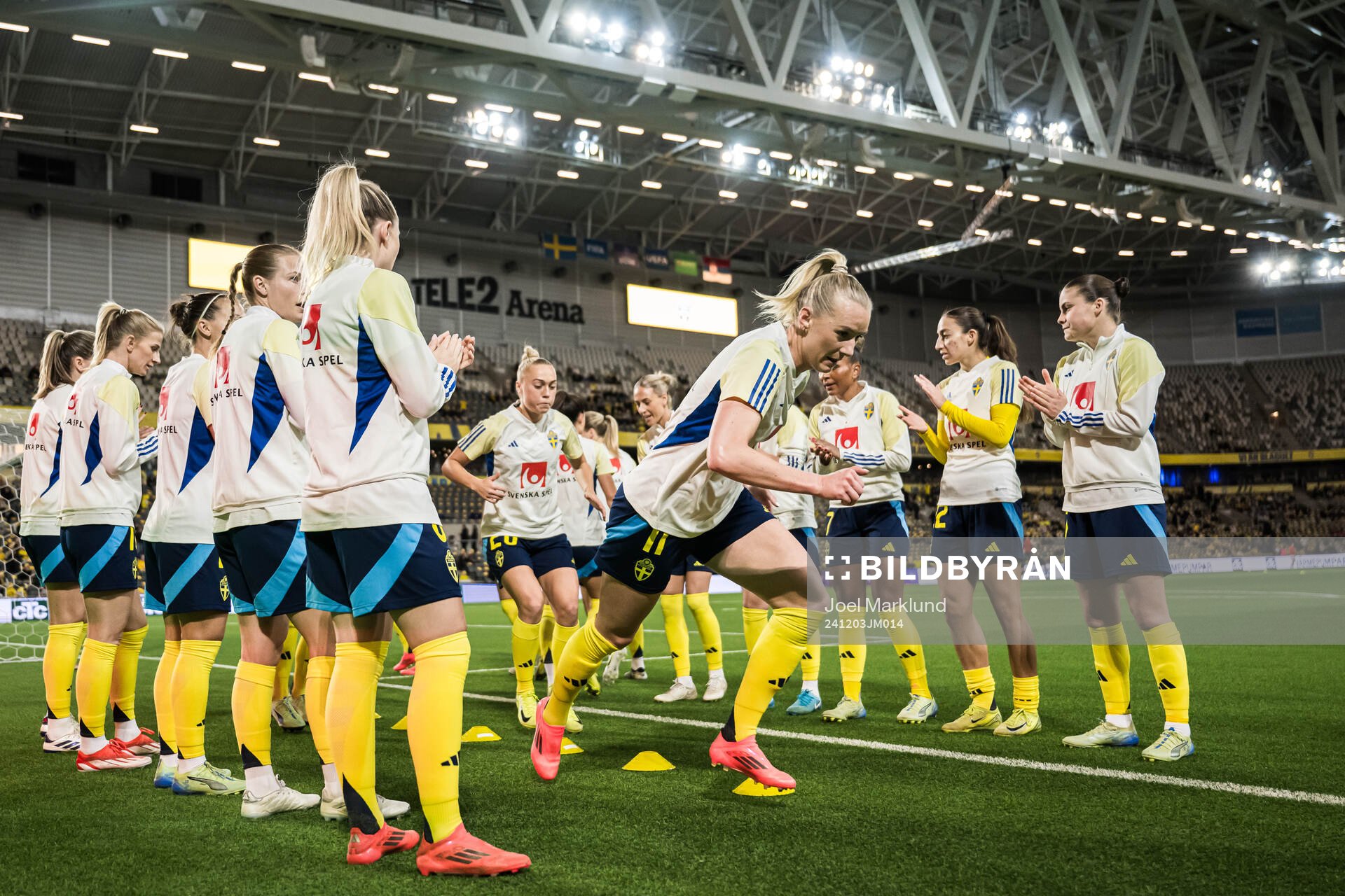 Stina Blackstenius of Sweden