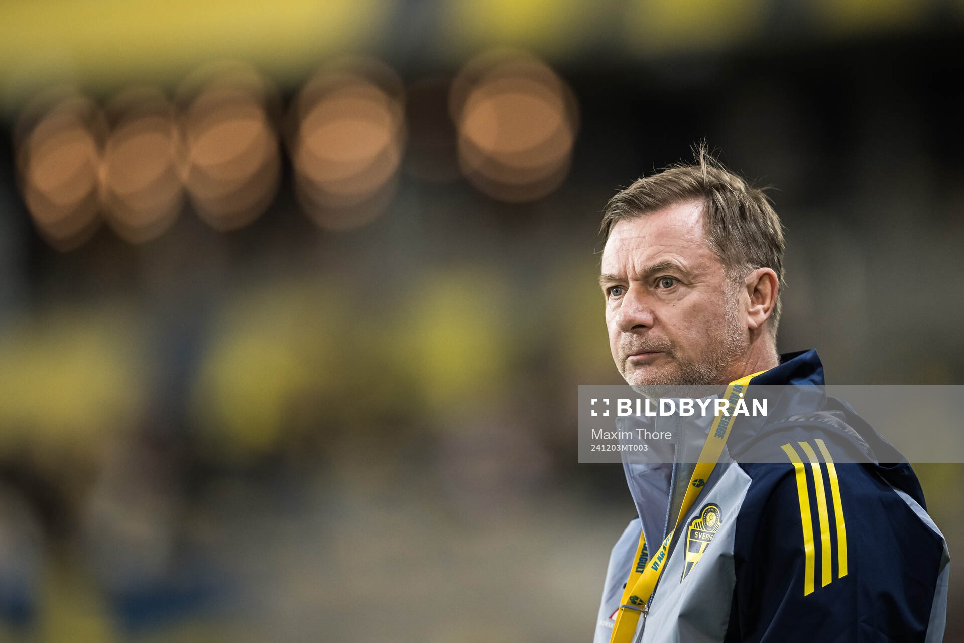Head coach Peter Gerhardsson of Sweden