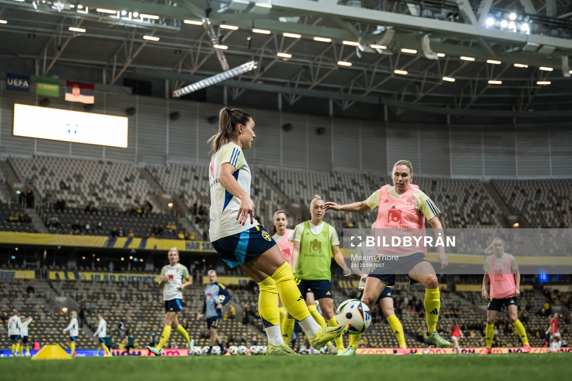 Johanna Rytting Kaneryd and Jonna Andersson of Sweden