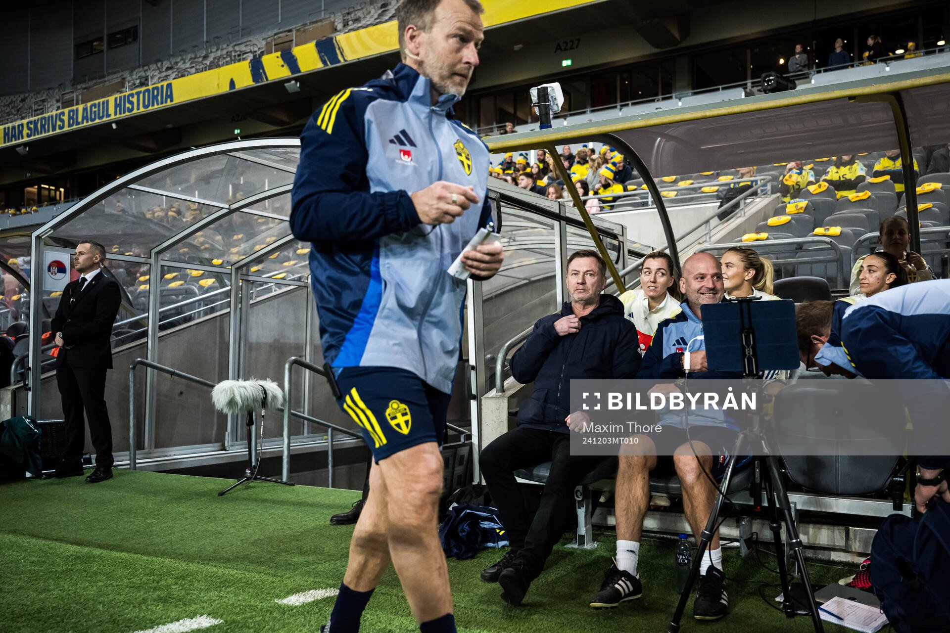 Head coach Peter Gerhardsson of Sweden
