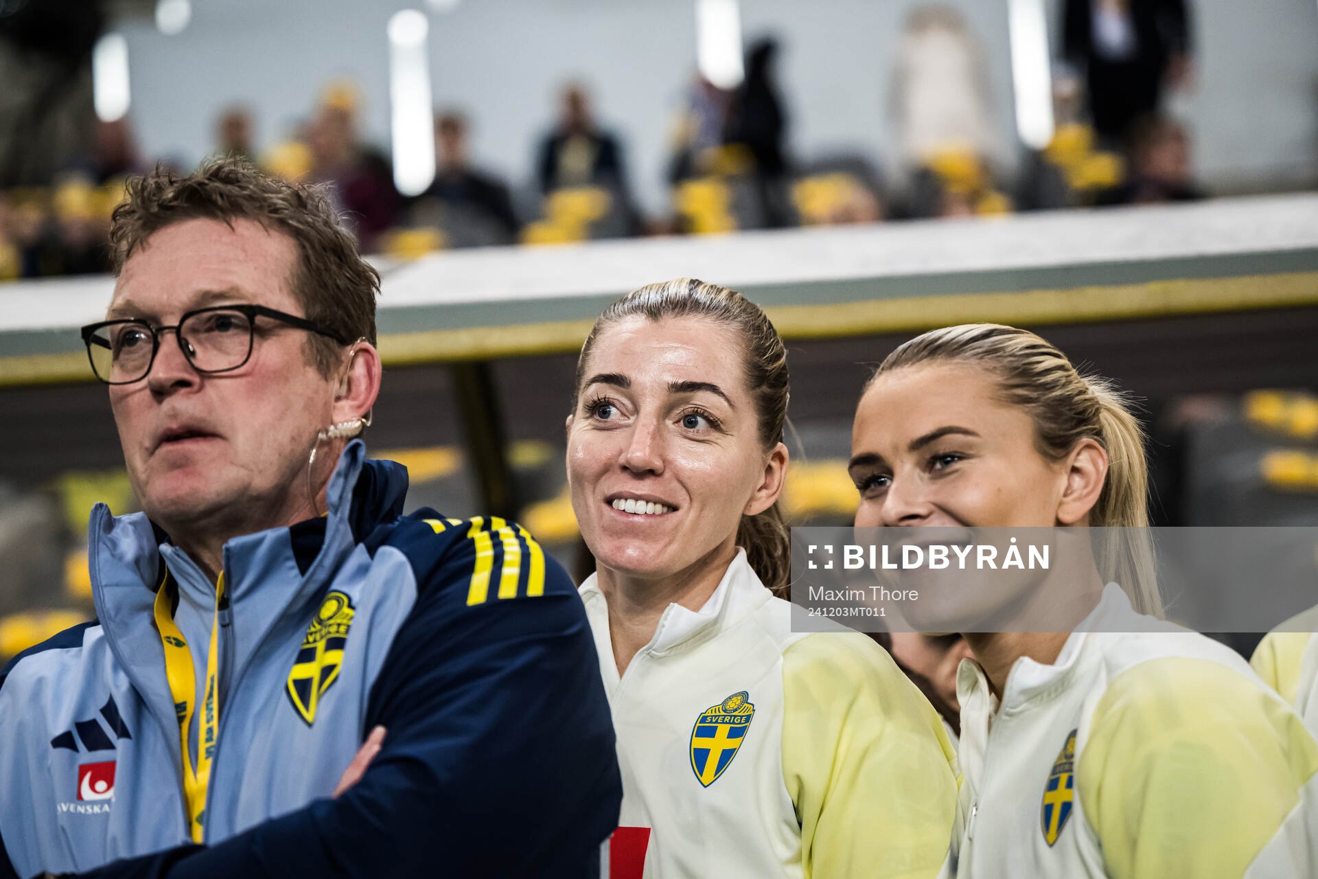 Linda Sembrant and Amanda Nildén of Sweden