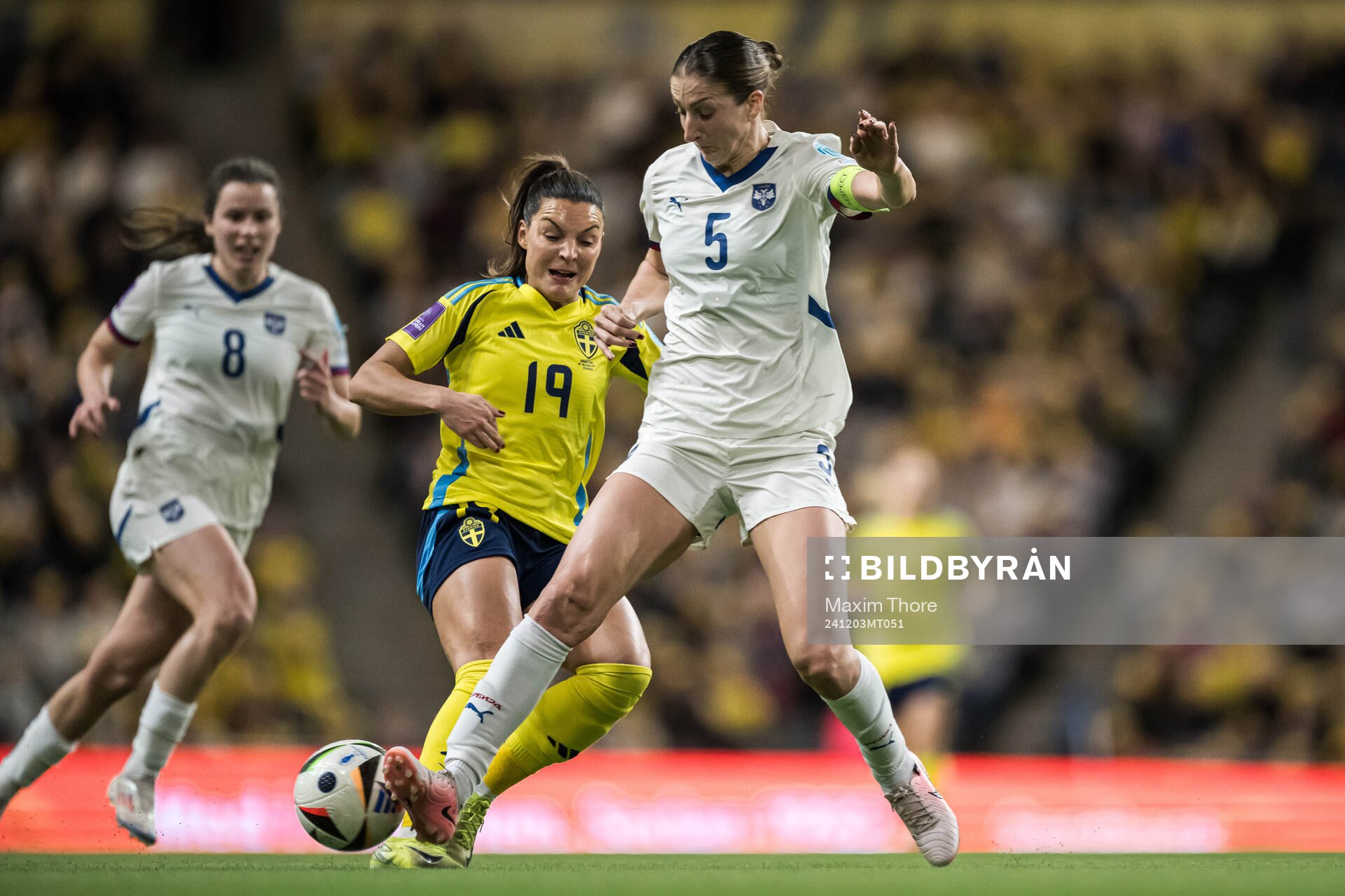Johanna Rytting Kaneryd of Sweden and Violeta Slovic of