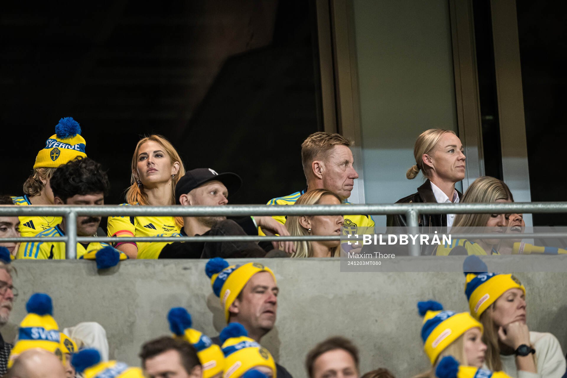 Artist Molly Sandén and Mikael and Caroline Seger in the