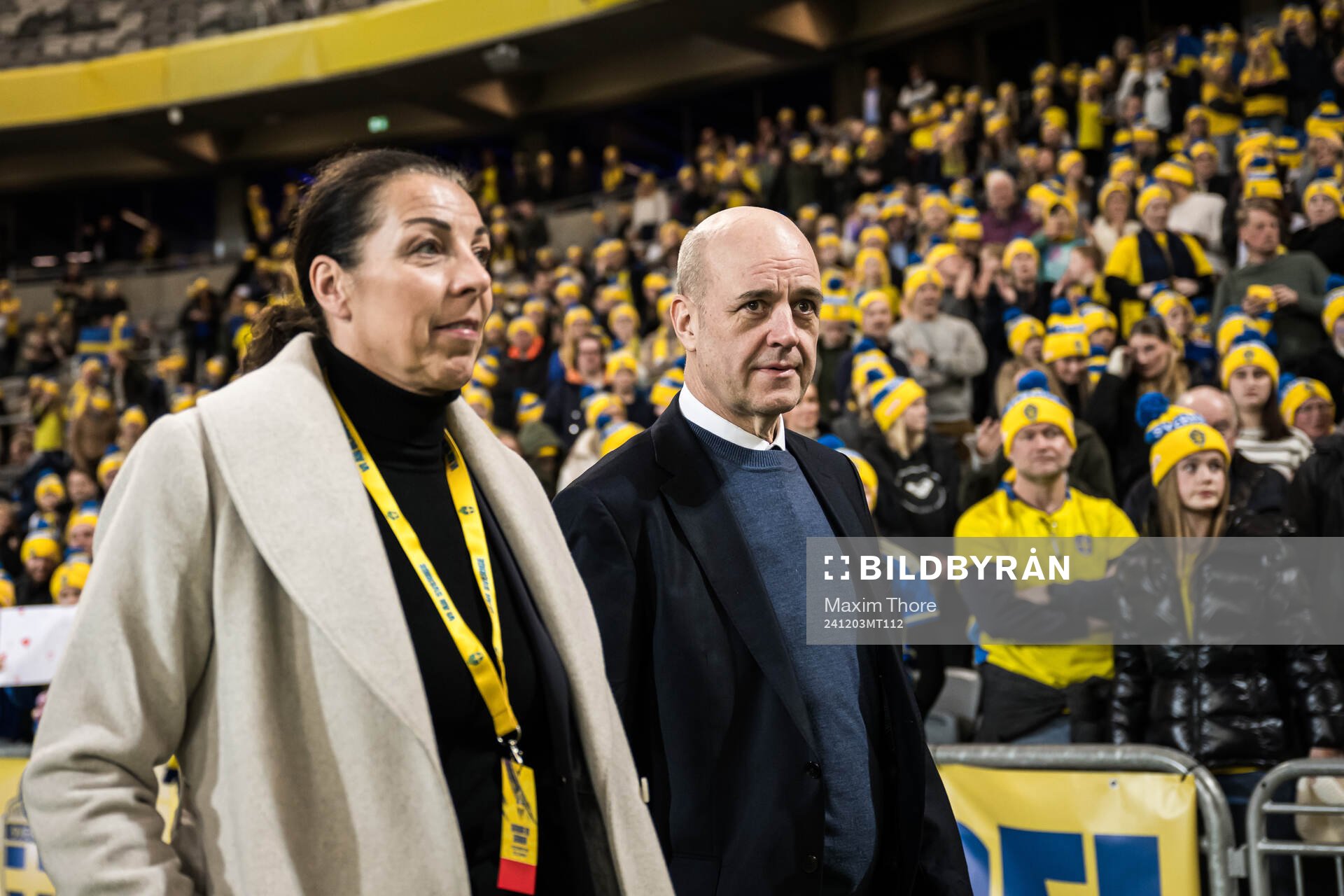 General secretary Andrea Möllerberg, Fredrik Reinfeldt,