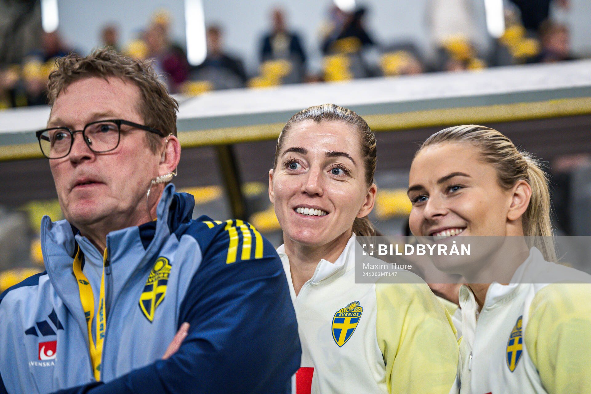 Linda Sembrant and Amanda Nildén of Sweden