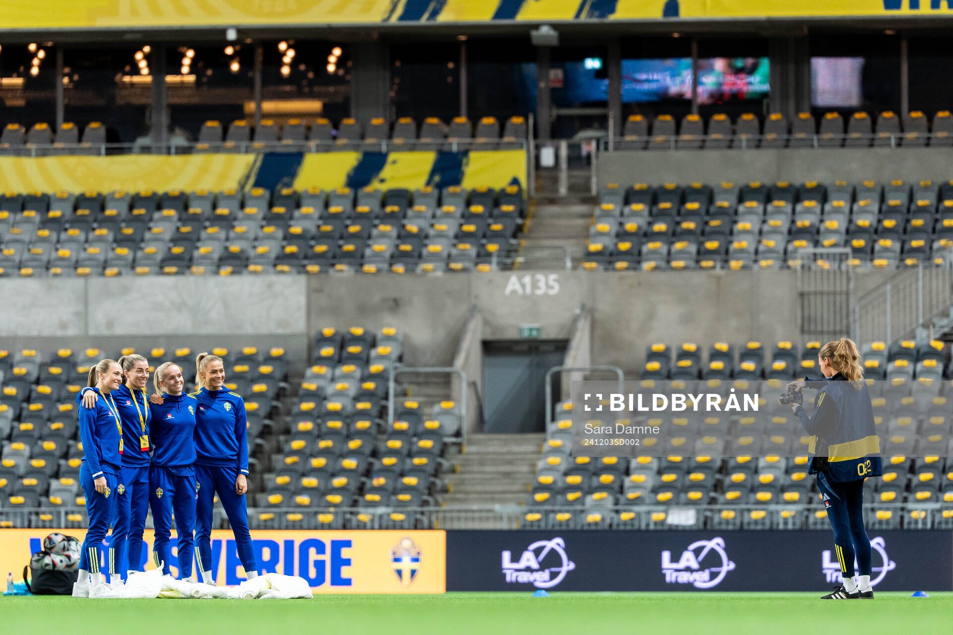 Magdalena Eriksson, Linda Sembrant, Hanna Lundkvist and