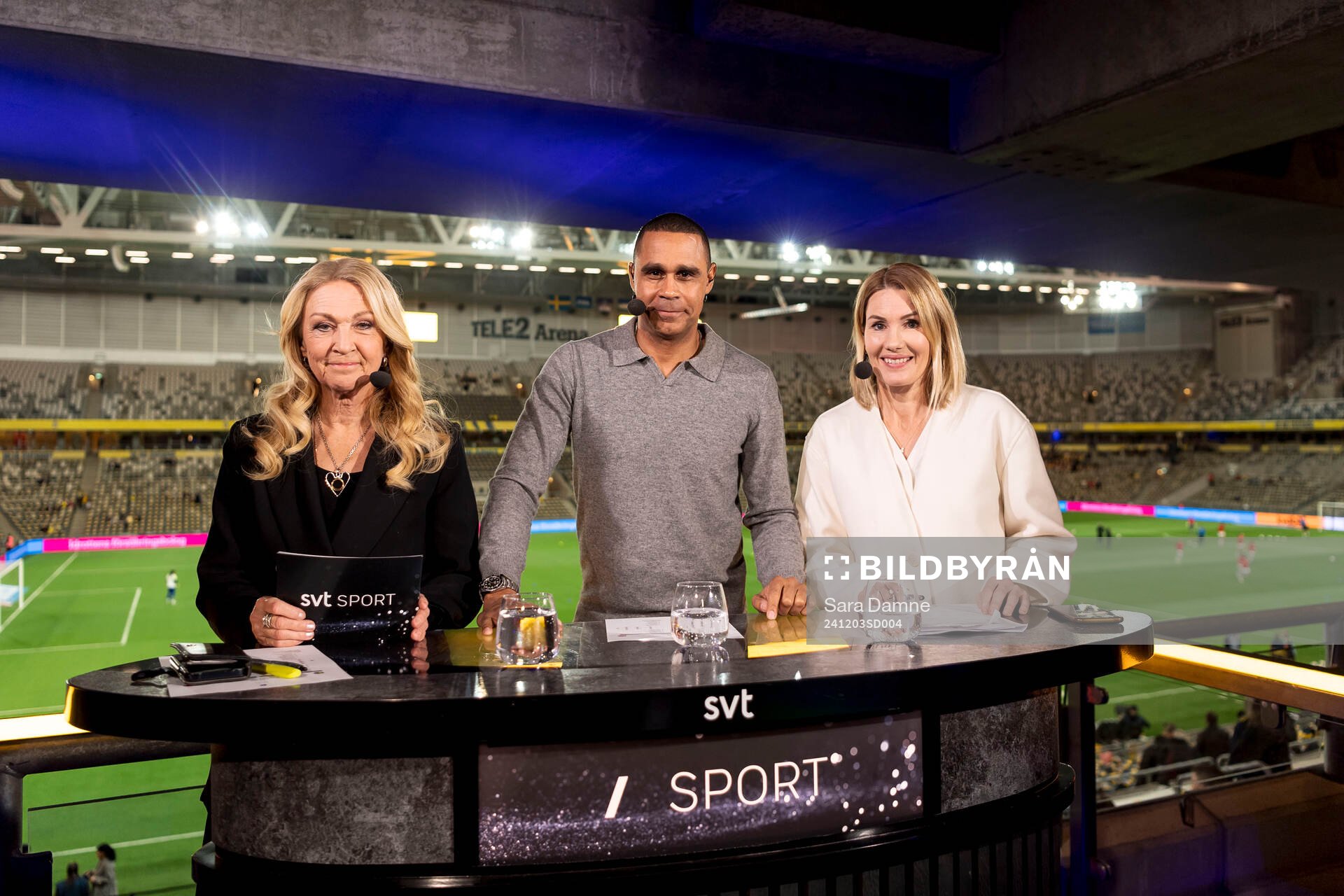 Jane Björck, Daniel Nannskog and Hanna Marklund, Swedish