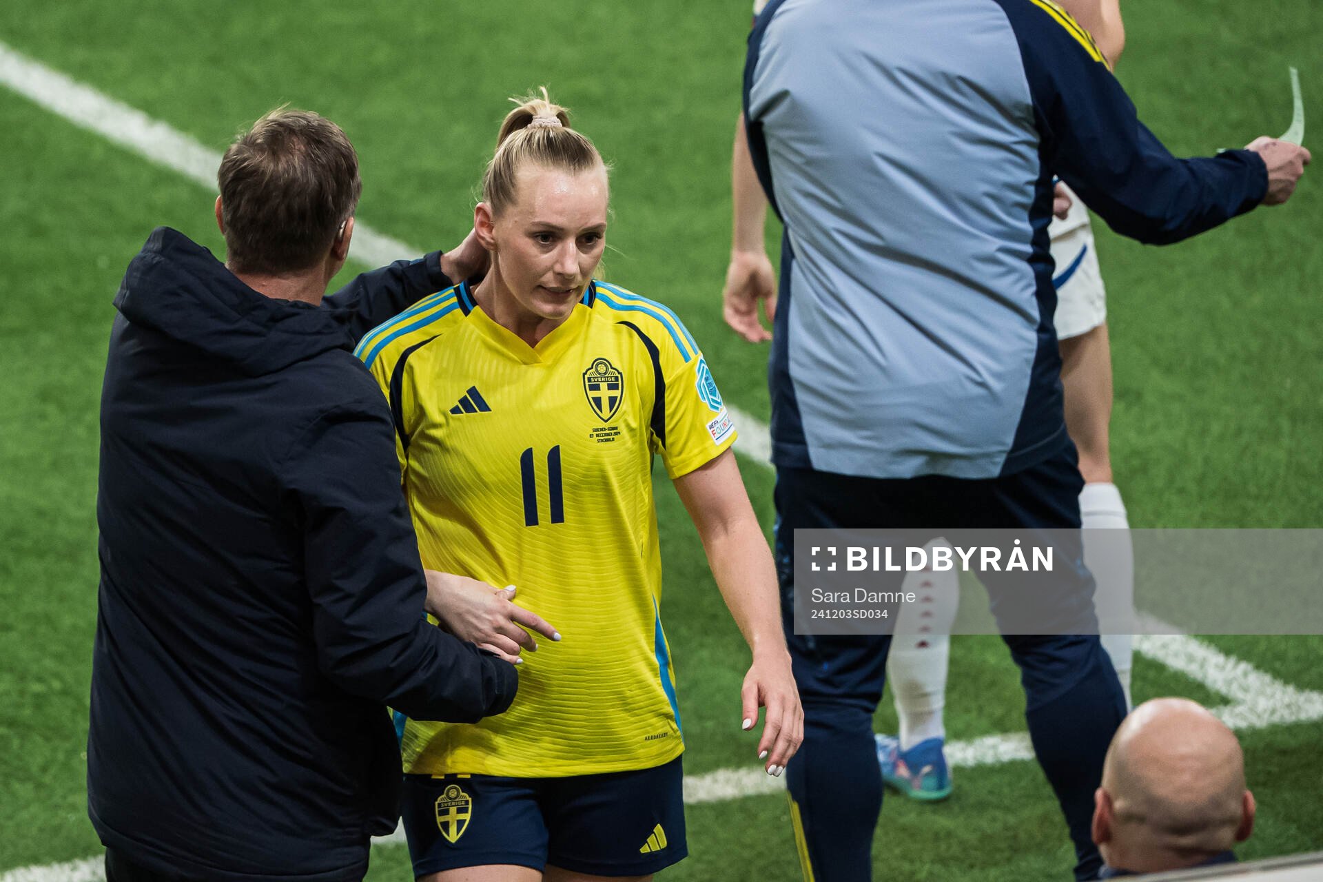 Stina Blackstenius of Sweden