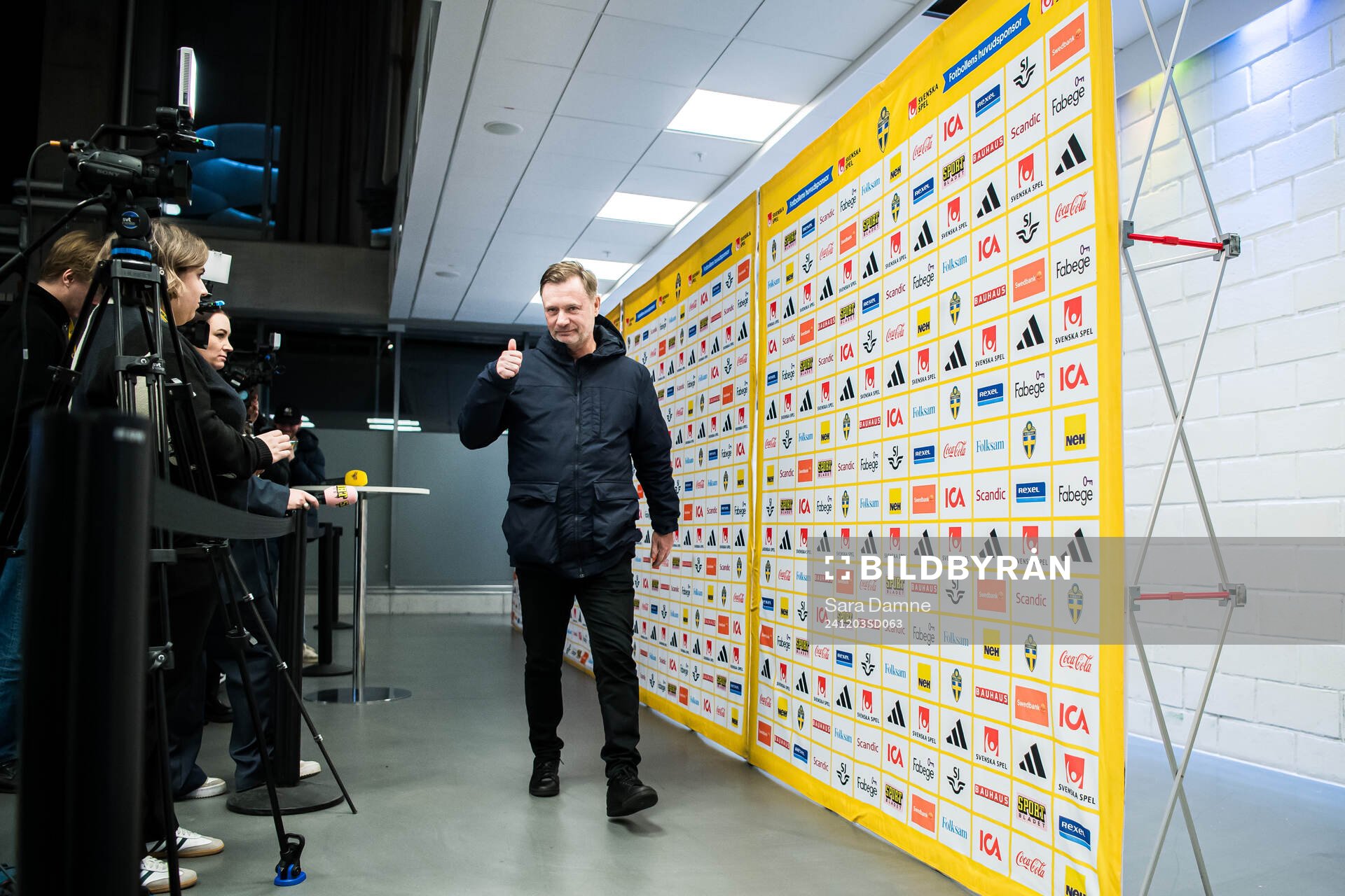 Head coach Peter Gerhardsson of Sweden