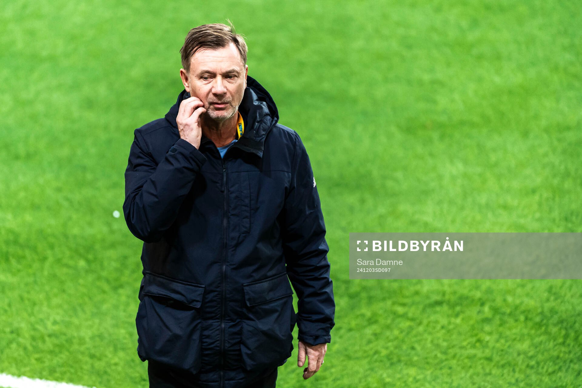 Head coach Per Gerhardsson of Sweden