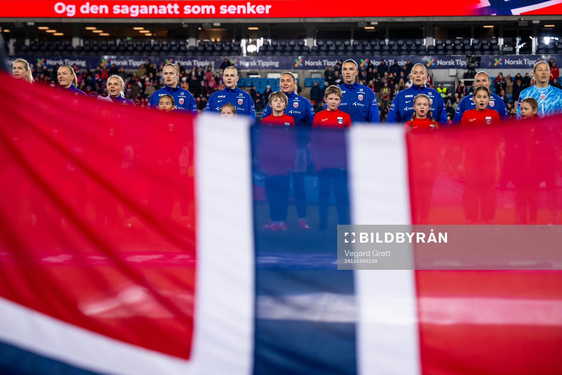 Ada Hegerberg, Frida Maanum, Emilie Woldvik, Caroline