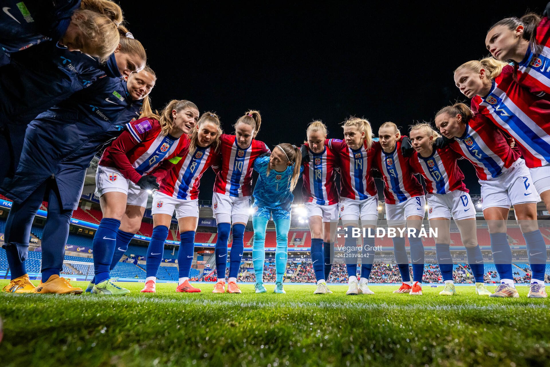 Maren Mjelde, Vilde Bøe Risa, Caroline Graham Hansen,
