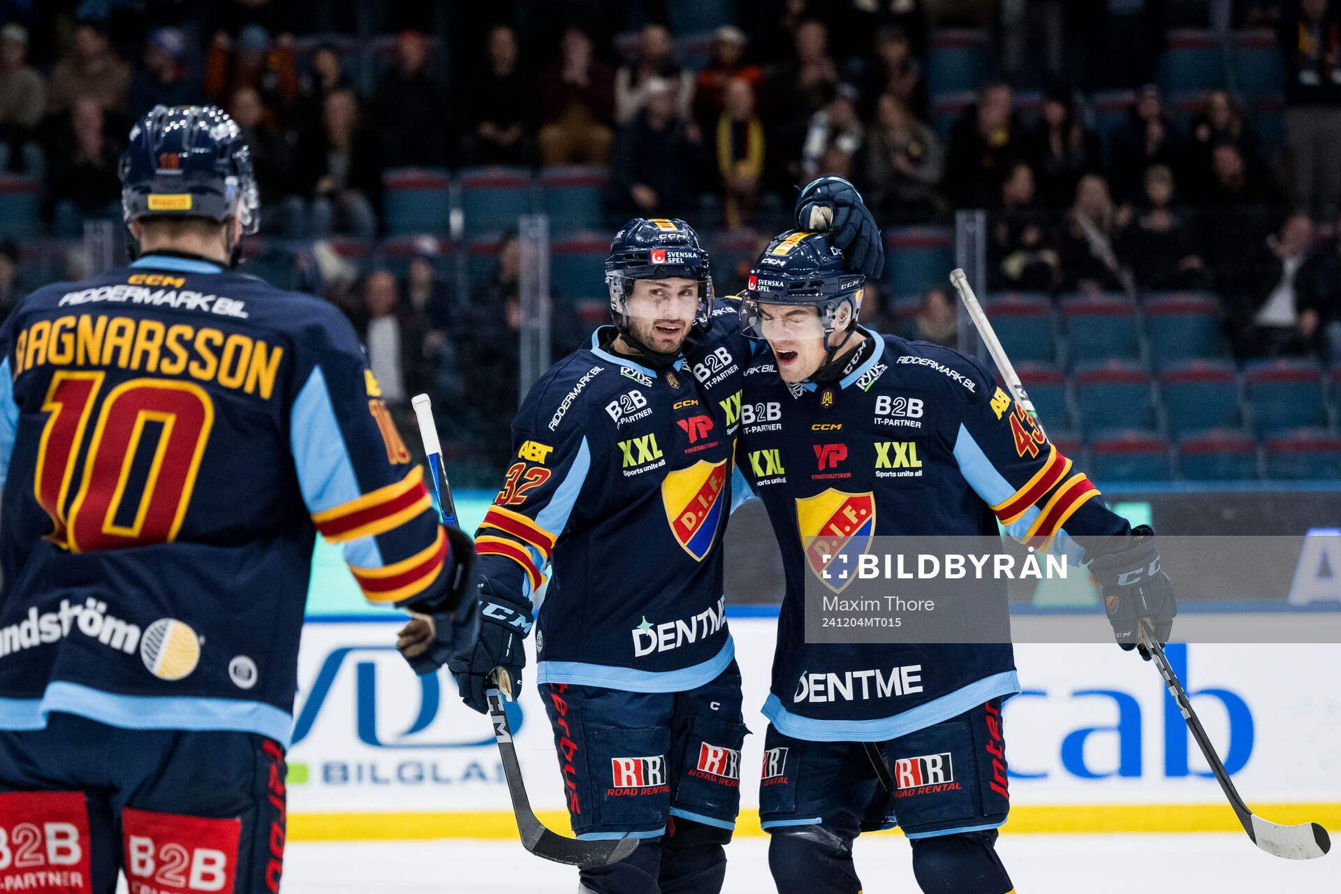 Djurgårdens Marcus Krüger jublar