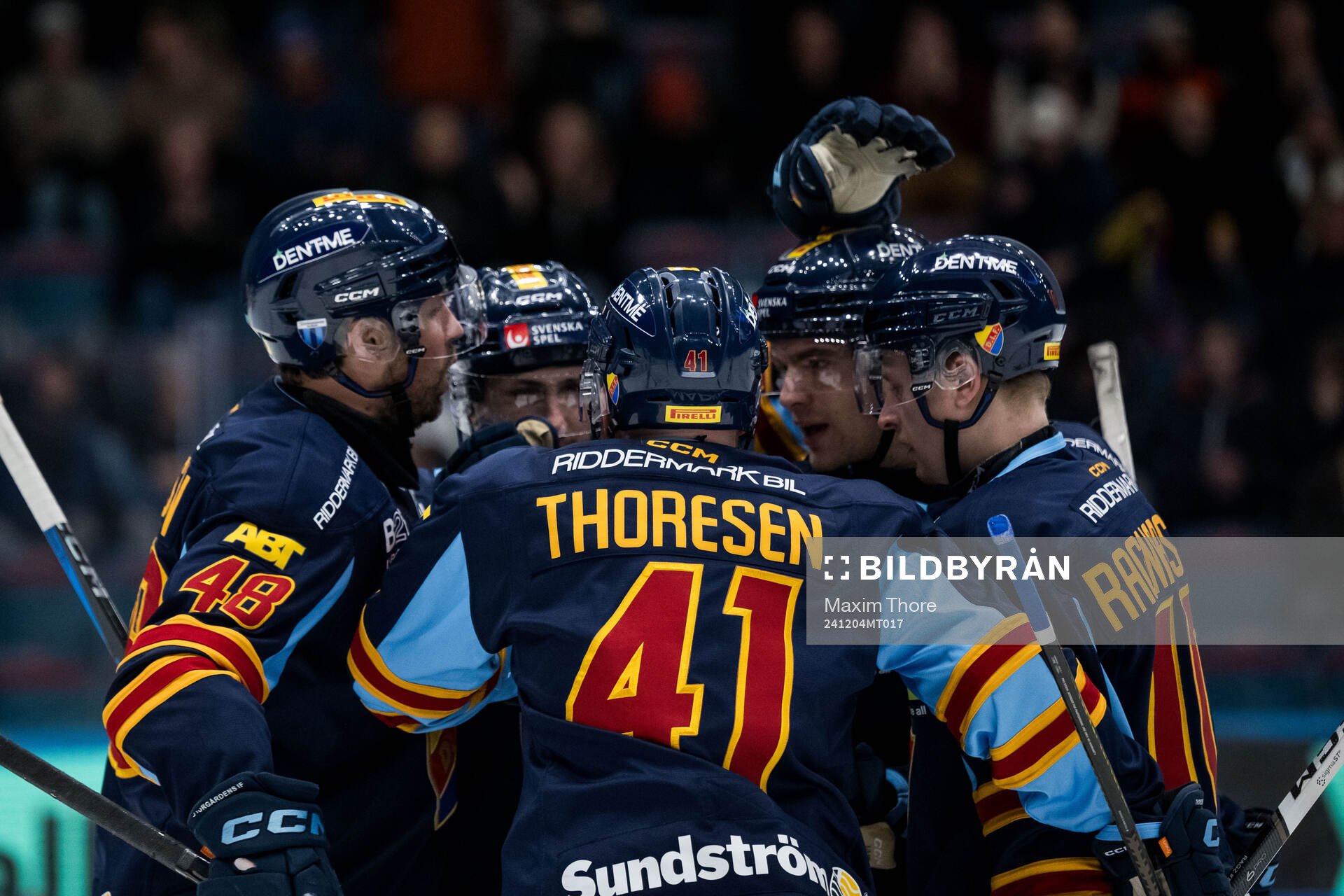 Djurgårdens Marcus Krüger jublar