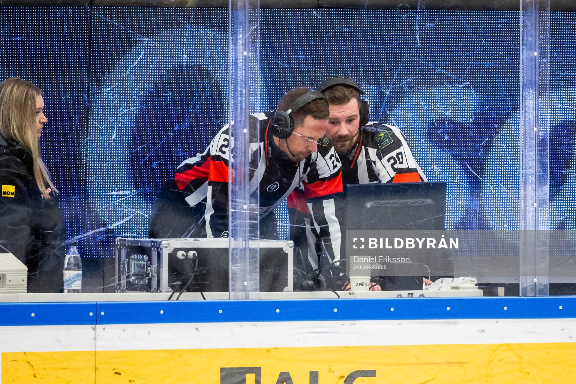 Domare Johan Magnusson och Domare Filip Granrud