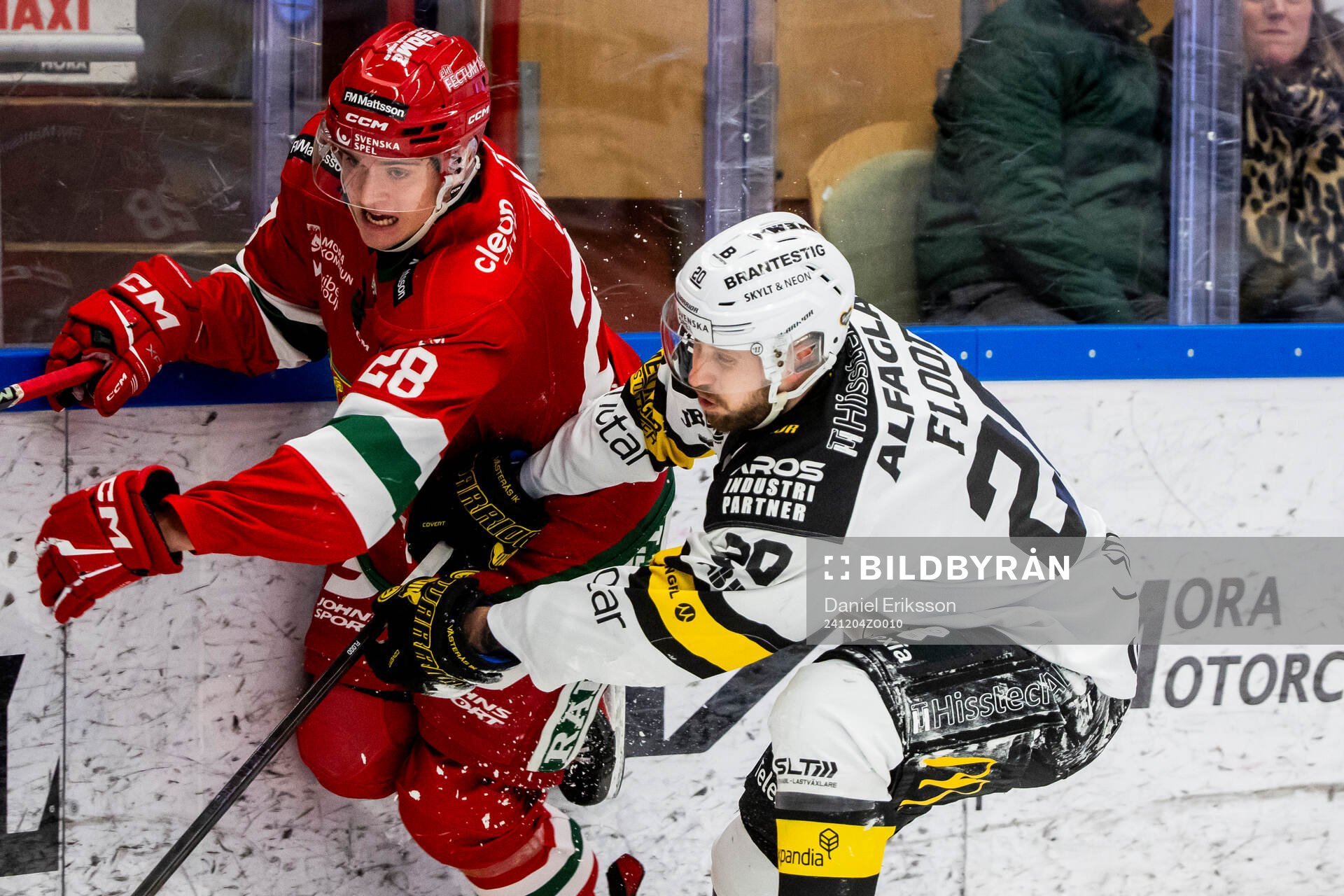 Moras Gabriel Säll och Västerås Erik Flood