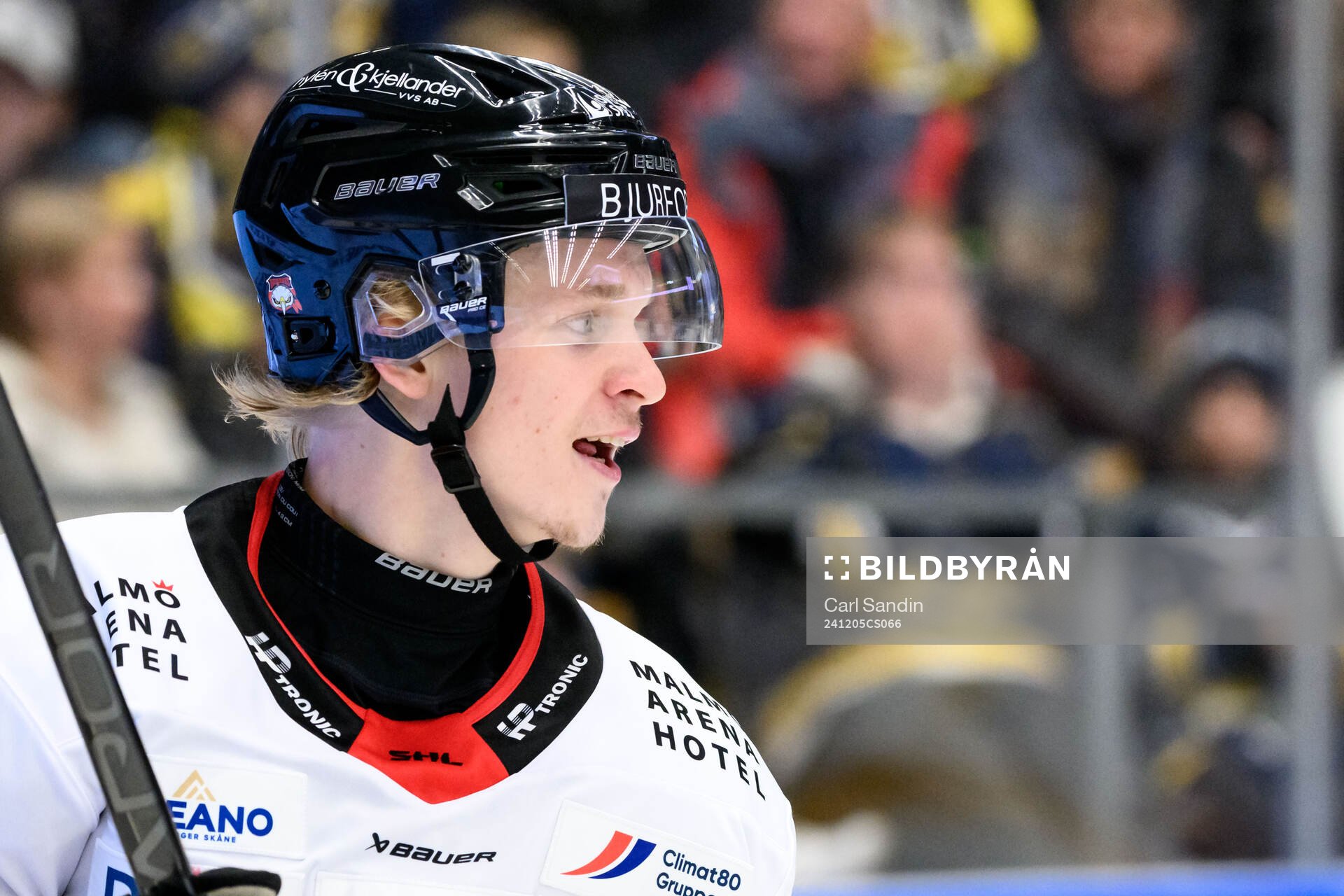 Malmö Redhawks Joona Ikonen jublar