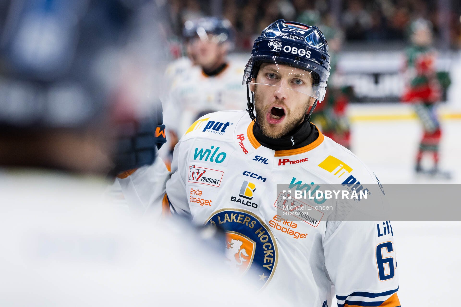 Växjös Eric Martinsson jublar