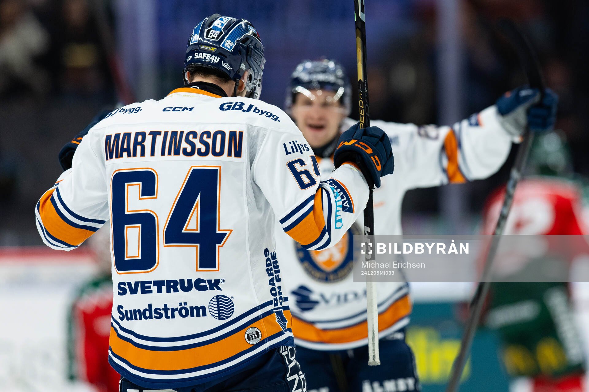 Växjös Eric Martinsson jublar