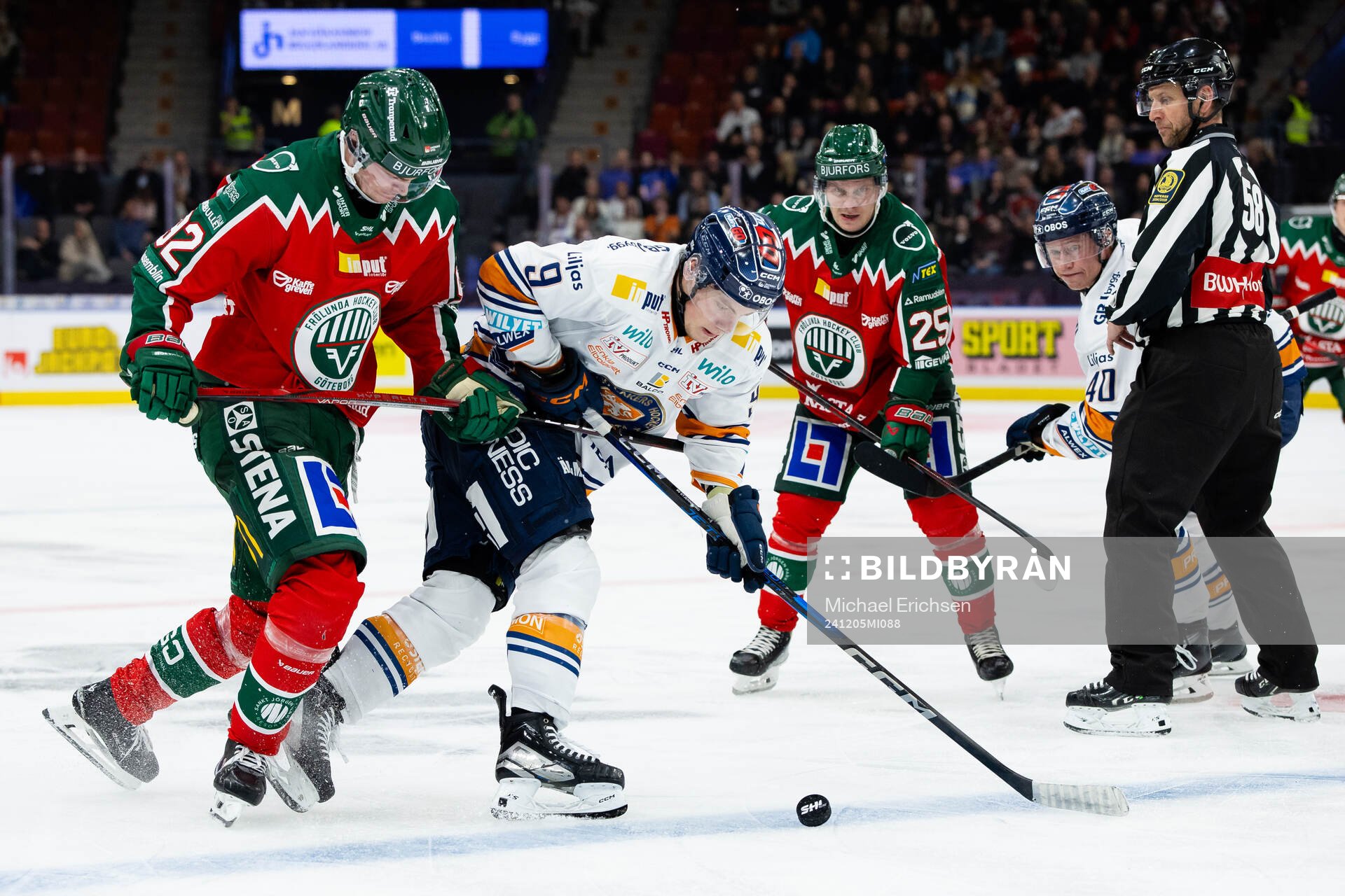 Frölundas Filip Cederqvist och Växjös Victor Stjernborg