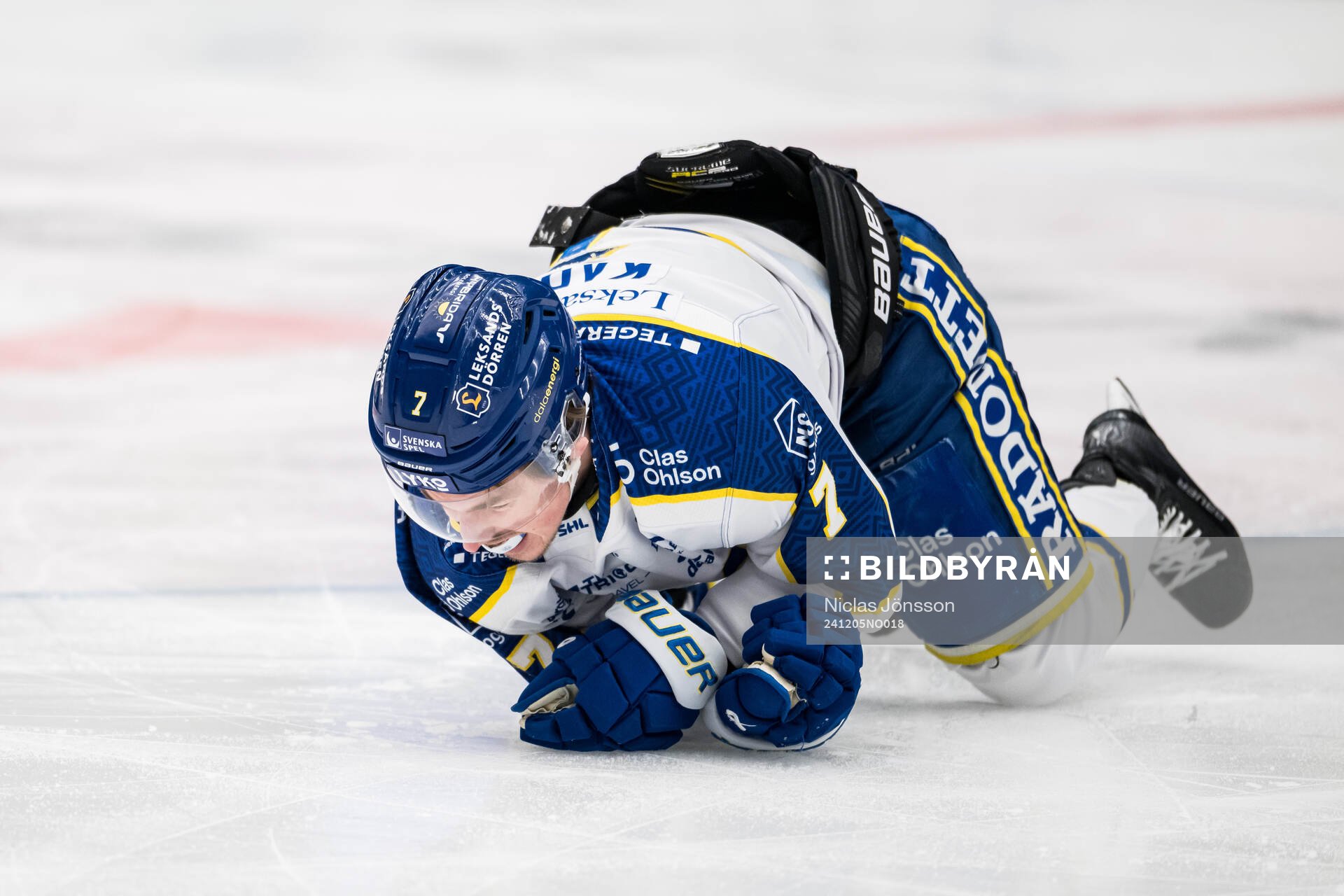 Leksands Marcus Karlberg har ont